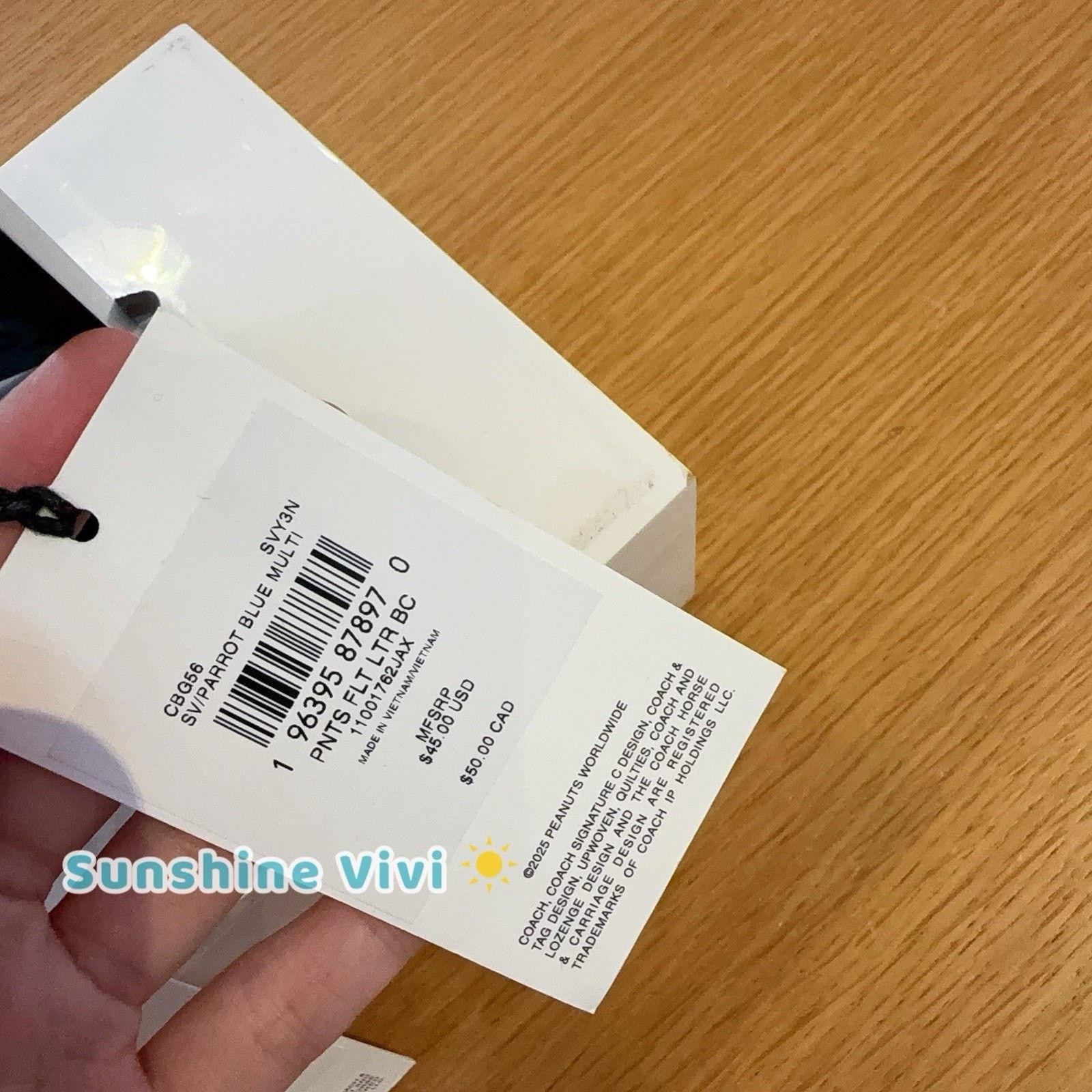 NWT Coach x Peanuts Linus Leather Bag Charm Keychain CBG56