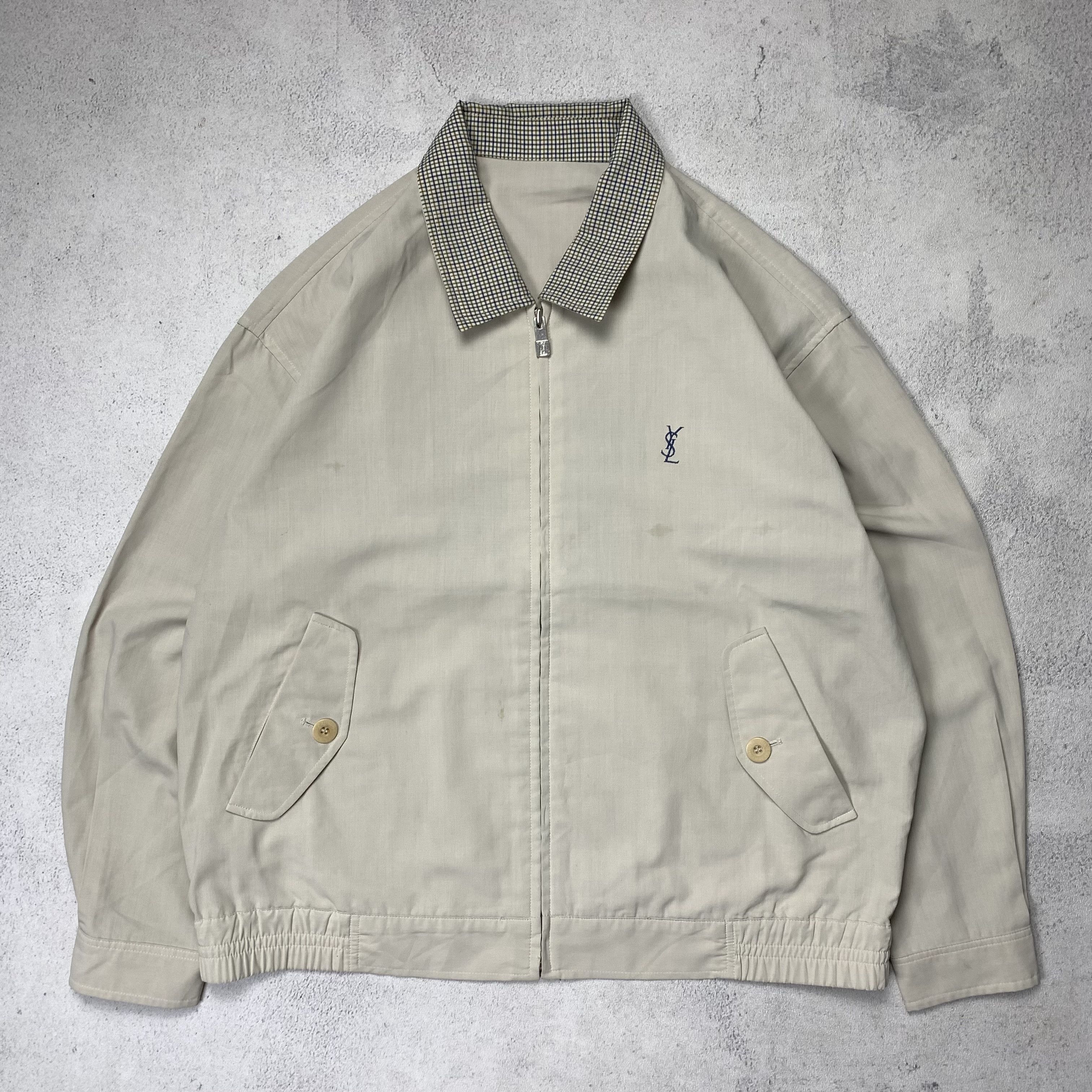 yves saint laurent pour homme 100 アウター Vtg YSL Pour Homme Yves Saint Laurent Light Jacket Mens