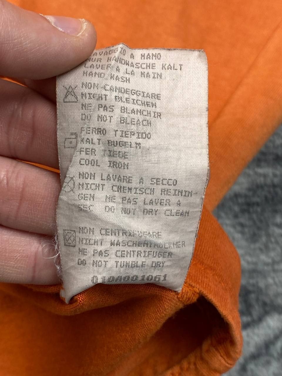Stone Island Vintage Stone Island Marina 1995 T Shirt Men Size XL Orange Size US XL / EU 56 / 4 - 8 Thumbnail