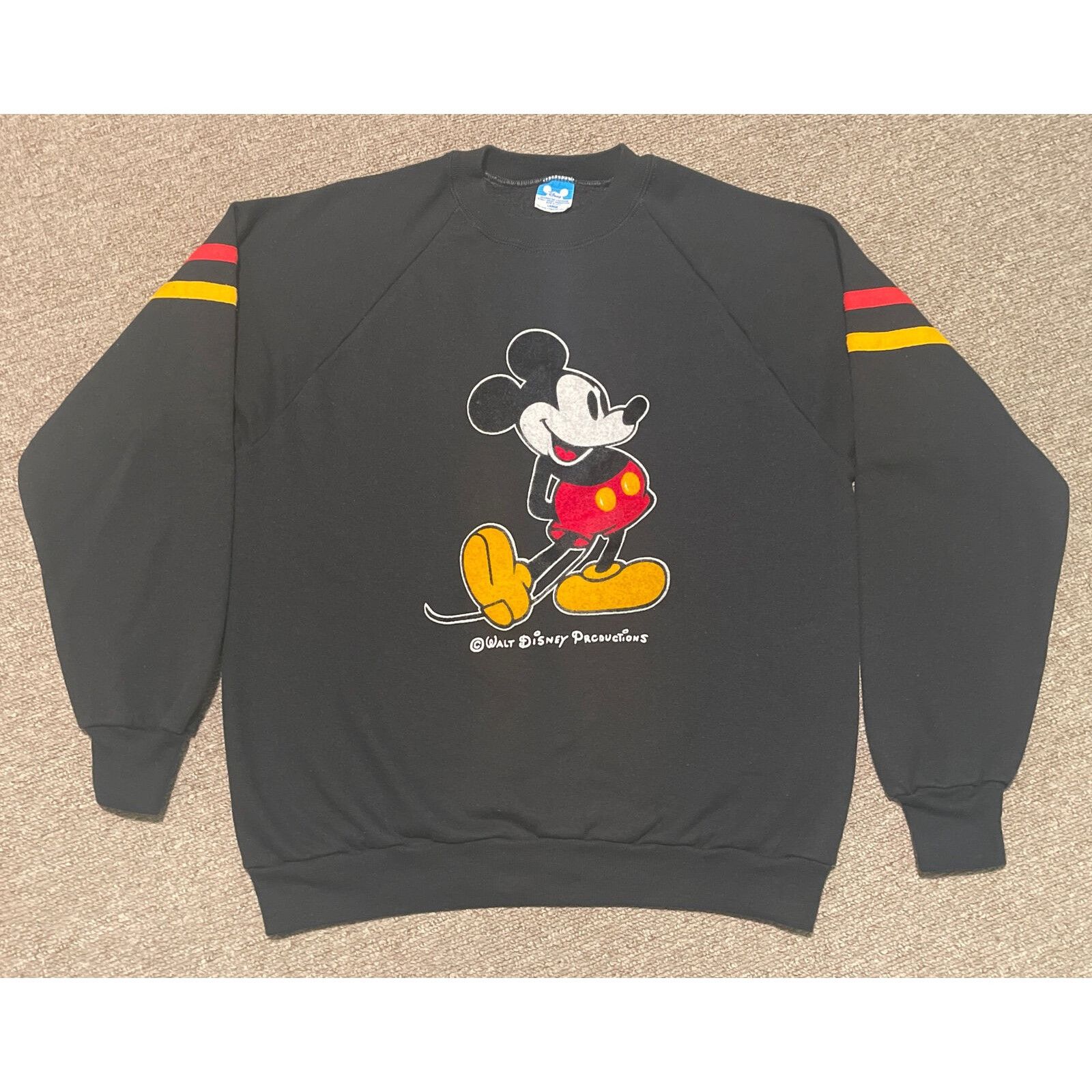 Disney Vintage 80's Large Mickey Mouse Walt Disney World Pullover C Size US L / EU 52-54 / 3 - 7 Thumbnail