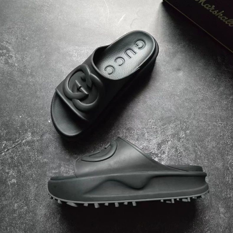 Gucci GUCCI Interlocking Slide Sandals Size 40-2506 Size US 6 / EU 39 - 2 Thumbnail