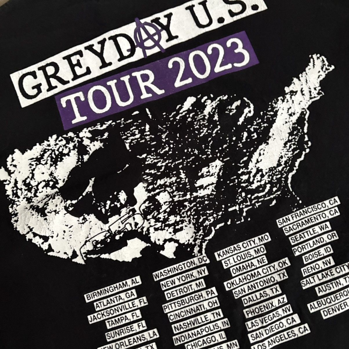 G59 Records G59 Greyday 2023 Tour Tee Size US XL / EU 56 / 4 - 6 Thumbnail