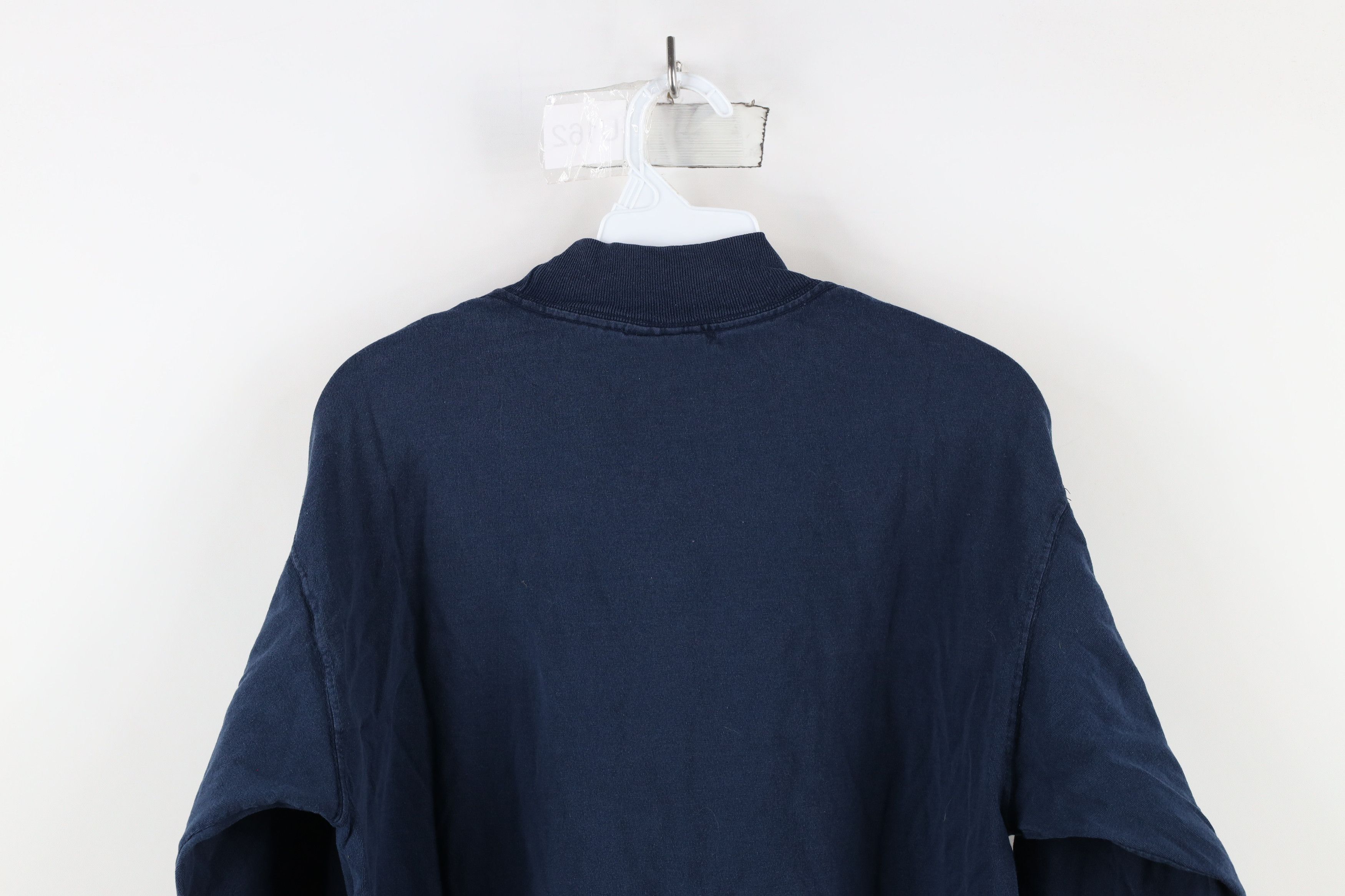 Vintage Vintage 90s Streetwear Mock Neck Long Sleeve T-Shirt Cotton Size US M / EU 48-50 / 2 - 8 Thumbnail