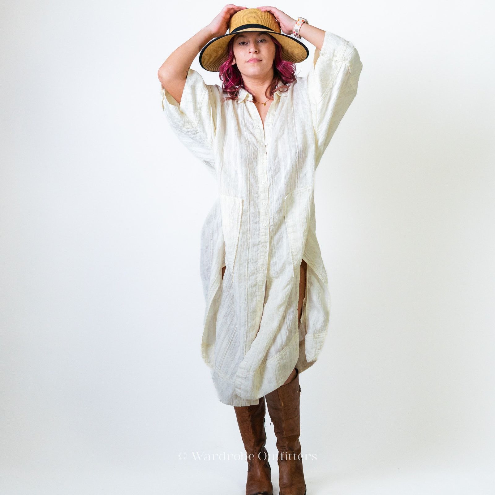 Free People Free People Oversized Dress Tunic - XS Size XS / US 0-2 / IT 36-38 - 10 Thumbnail
