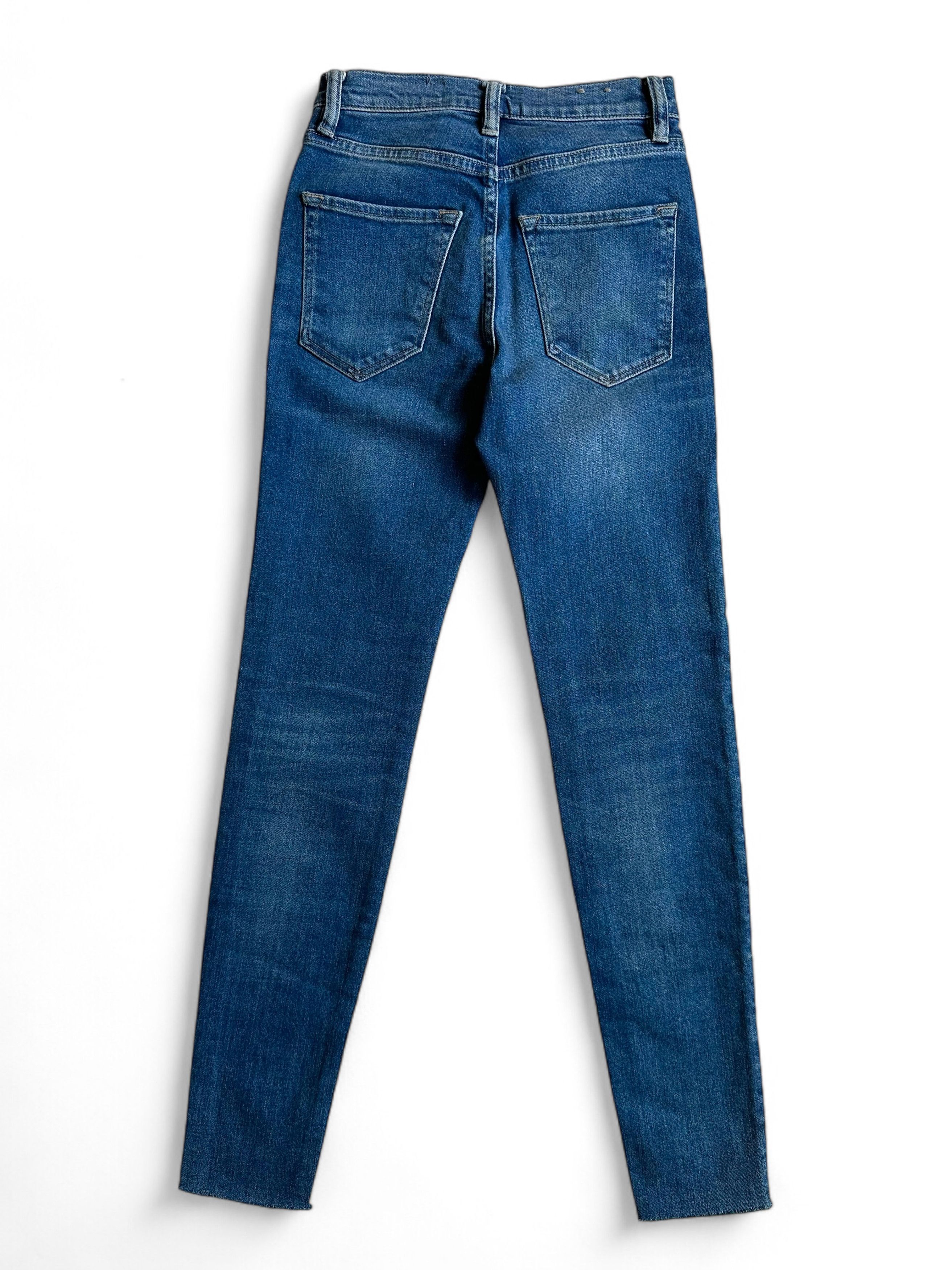 Allsaints Allsaints Blue Denim Skinny Jeans Size 25" / US 0 / IT 36 - 2 Thumbnail