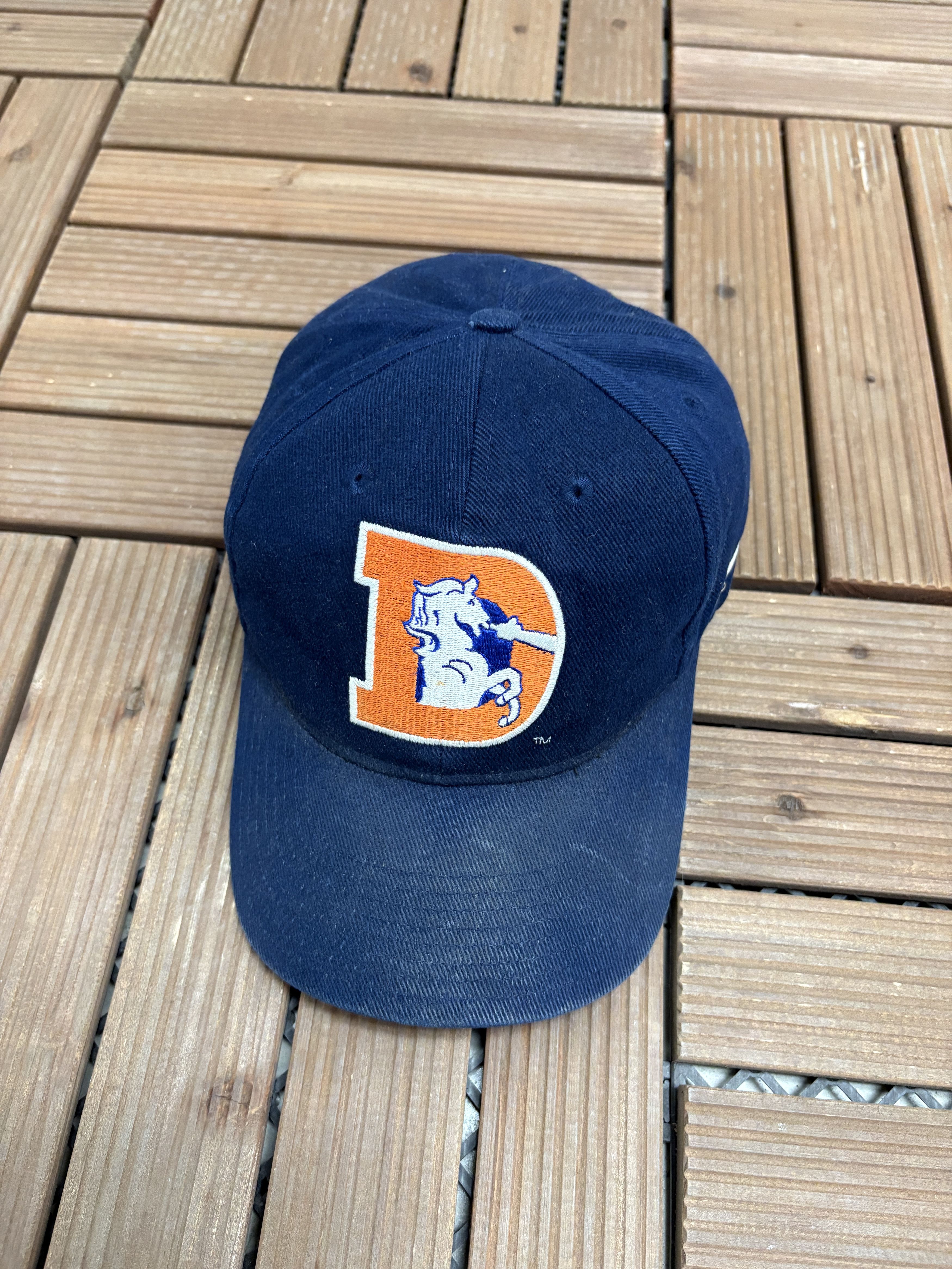 Nike × Vintage Denver Broncos Vintage Nike Blue Snap Back Hat Size ONE SIZE - 1 Thumbnail