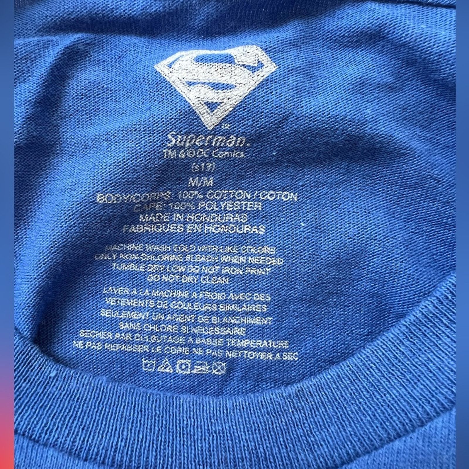 DC Comics DC Comics Superman Shirt Detachable Cape M Halloween Costume Size US M / EU 48-50 / 2 - 3 Thumbnail
