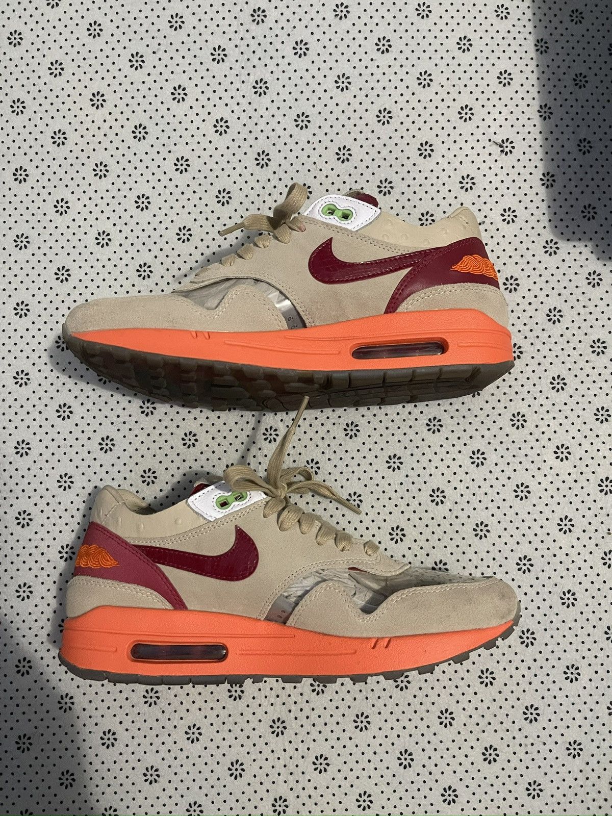 CLOT × Nike Nike CLOT x Air Max 1 2021 Kiss of Death Size US 7.5 / EU 40-41 - 4 Thumbnail