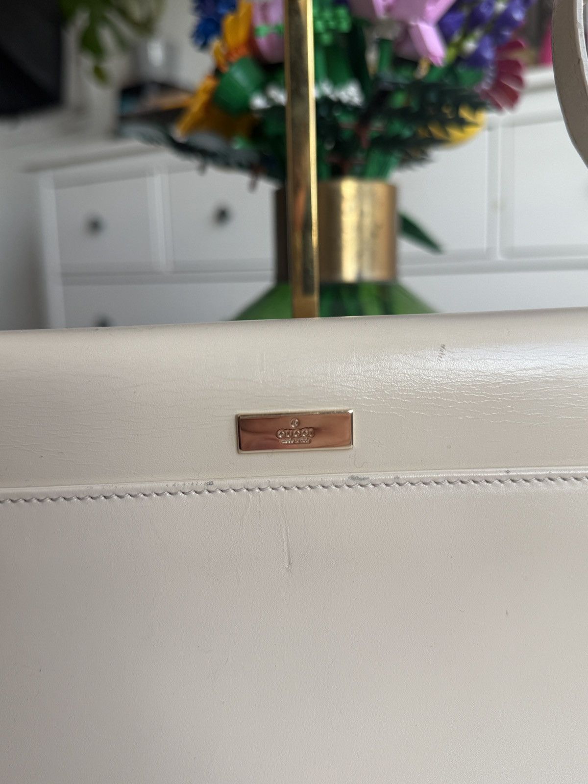 Designer × Gucci Vintage Gucci lady lock leather shoulderbag archive designer Size ONE SIZE - 7 Thumbnail