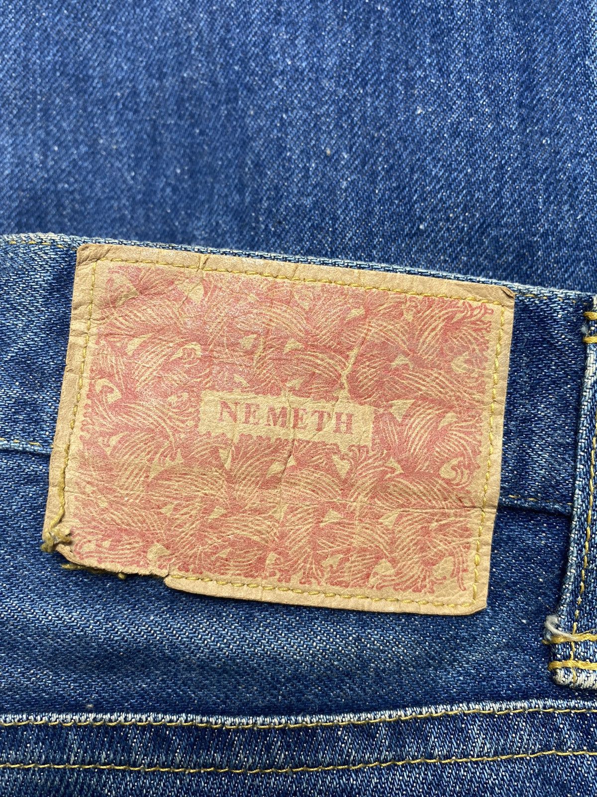 Christopher Nemeth 2000s Christopher Nemeth - Cowboy Denim Pants Size US 29 - 5 Thumbnail