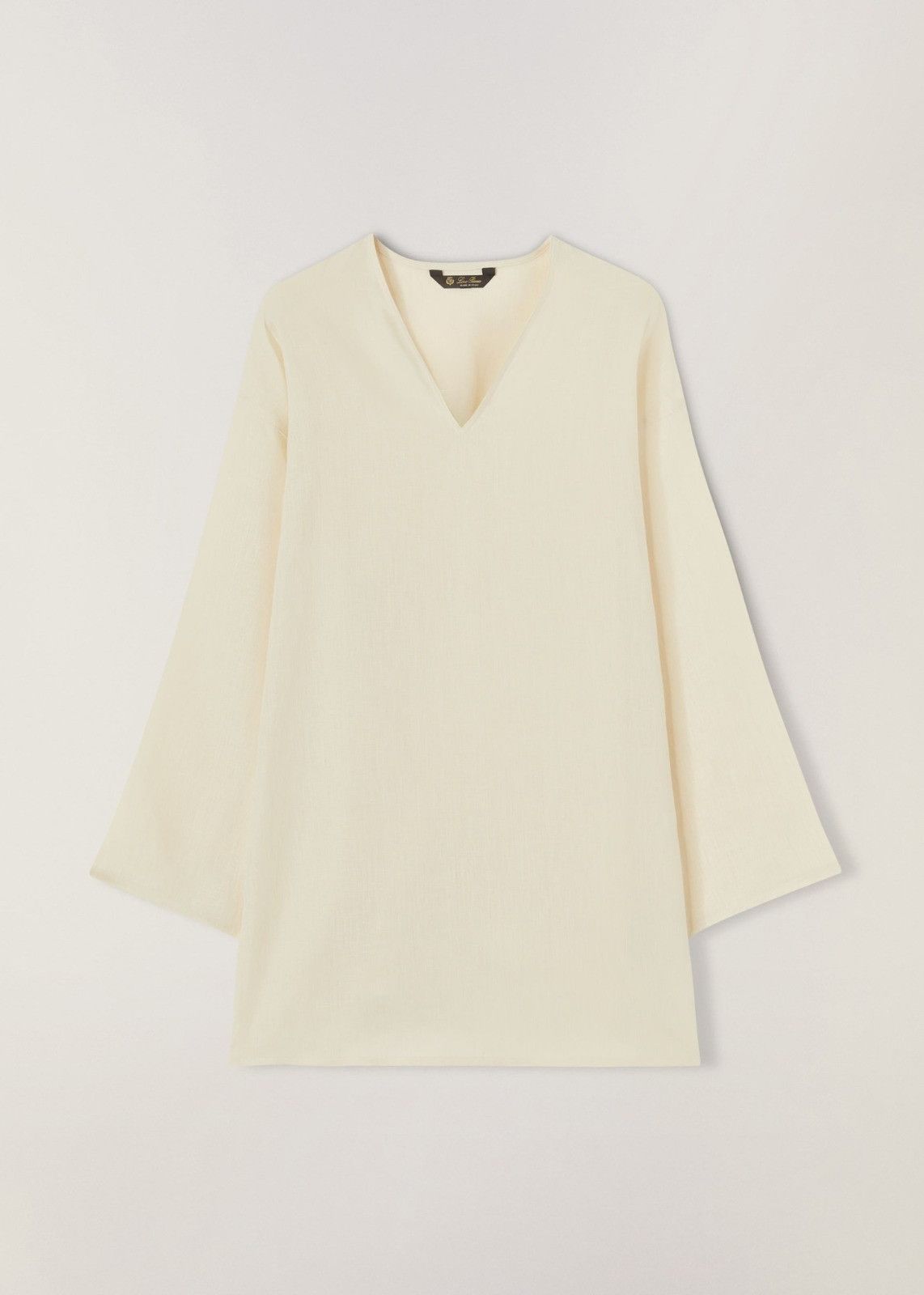 Loro Piana o1srvl11e1224 Delhia Solaire Blouse in Ivory Size M / US 6-8 / IT 42-44 - 1 Thumbnail