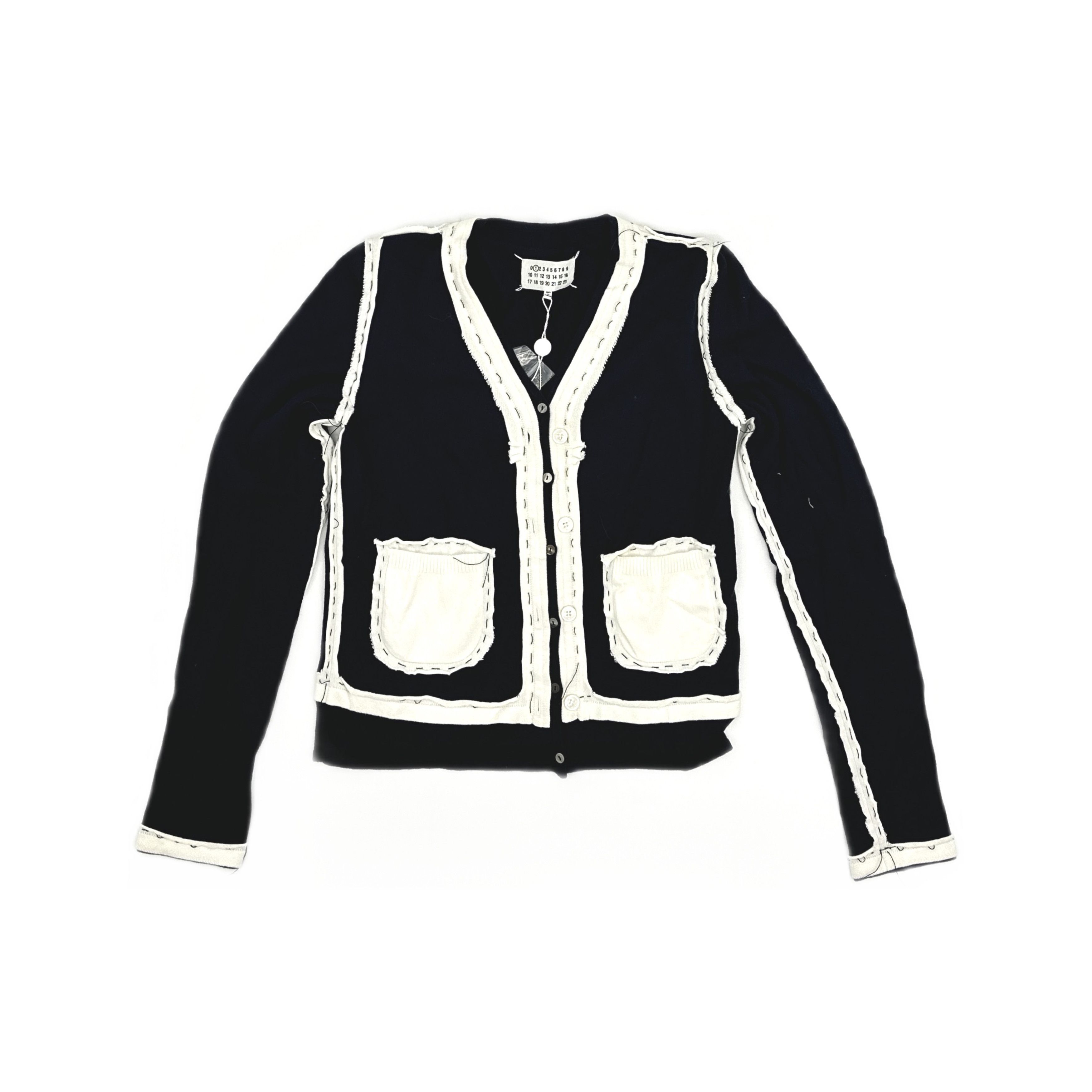 MM6 MM6 Maison Margiela Contrast Stitch Cardigan Size M Size M / US 6-8 / IT 42-44 - 1 Thumbnail