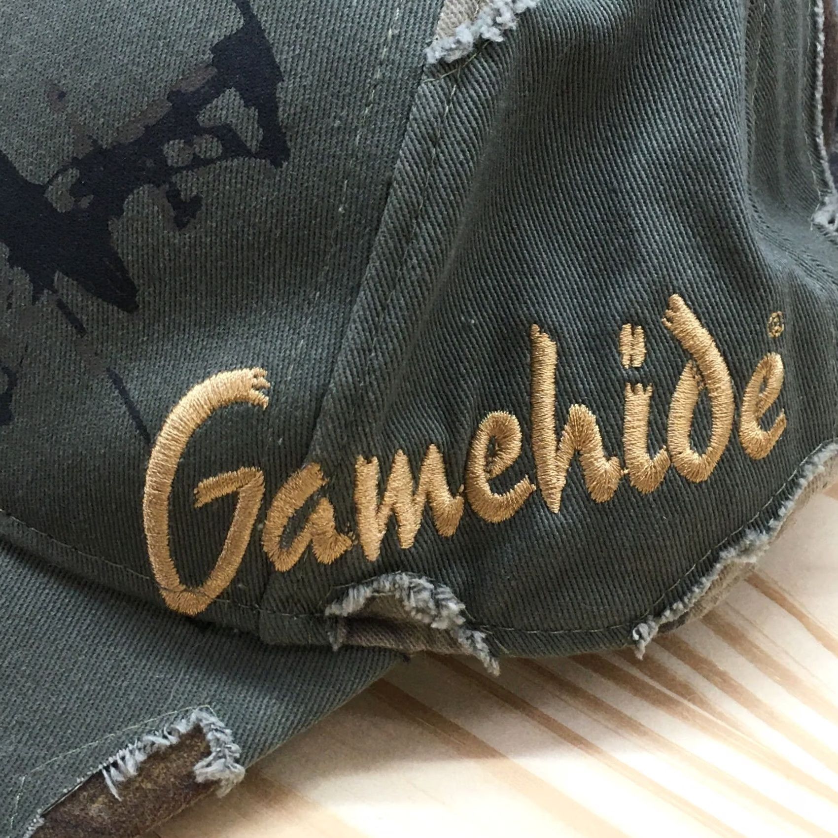 Vintage Gamehide Baseball Cap Unisex Brown Camo OSFA Adjustable Curved Brim Embroidered Size ONE SIZE - 5 Thumbnail