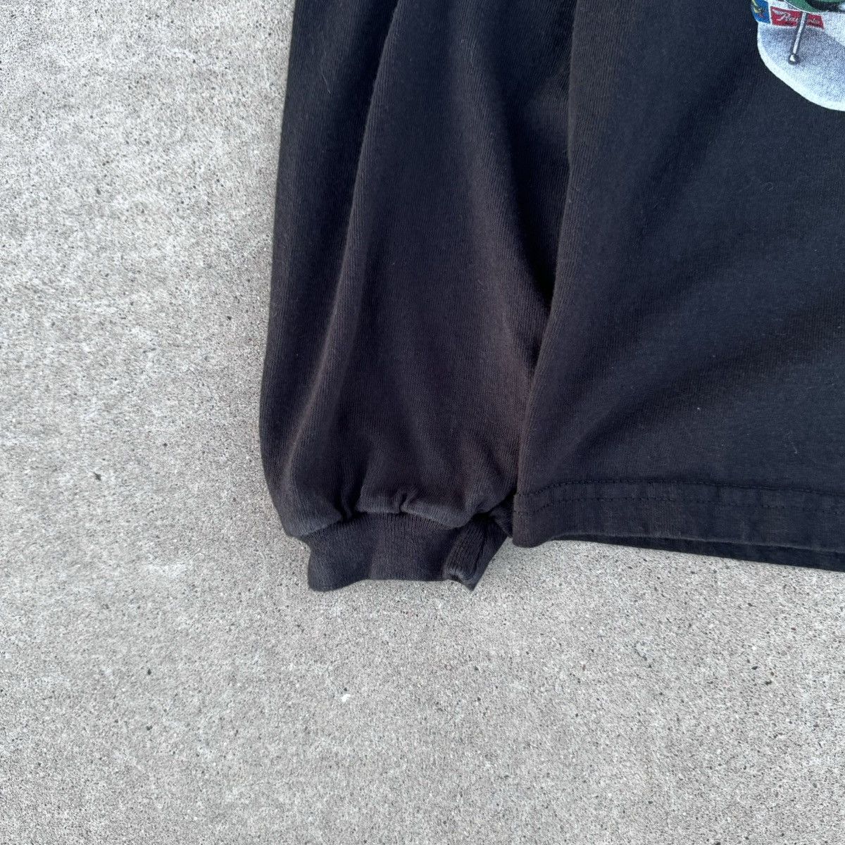 Harley Davidson × NASCAR × Stussy Vintage Y2K Black Nascar Dale Earnhardt Graphic Longsleeve S Size US M / EU 48-50 / 2 - 9 Thumbnail