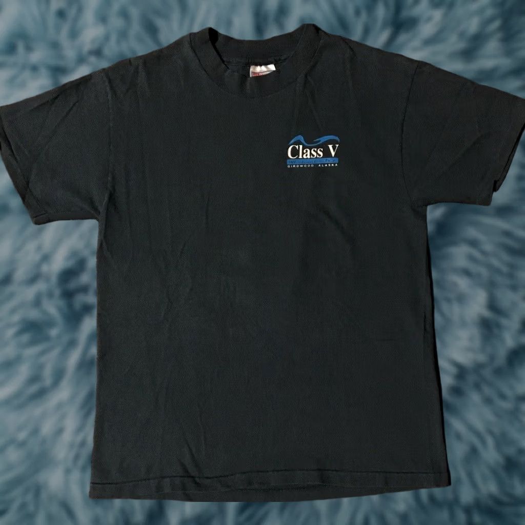 Vintage VINTAGE Alaska Whitewater Rafting Faded Shirt M Blue 90s Grunge Surf Vaporwave 80s USA Mens T-Shirt Size US M / EU 48-50 / 2 - 1 Thumbnail