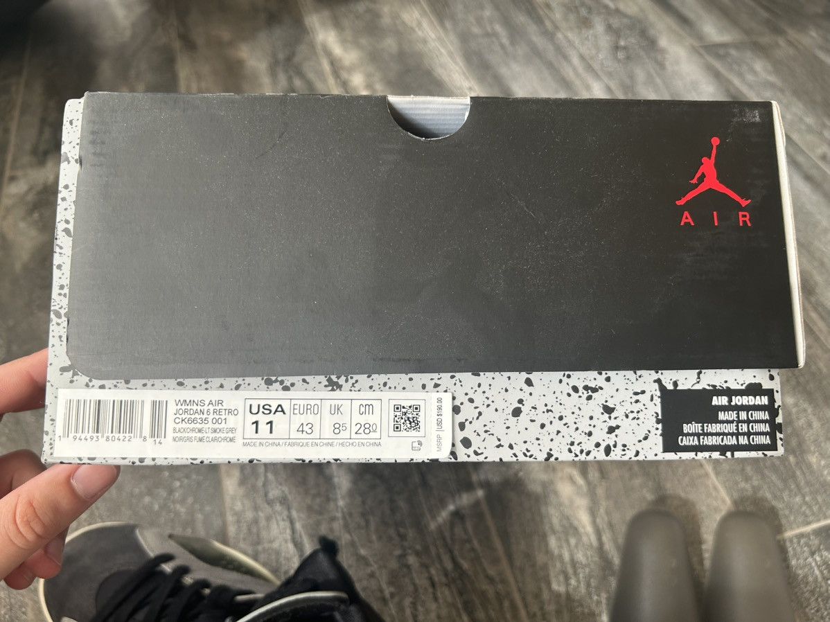 Jordan Brand Jordan 6 Tech Chrome 2020 Size 9.5 Size US 9.5 / EU 42-43 - 8 Thumbnail