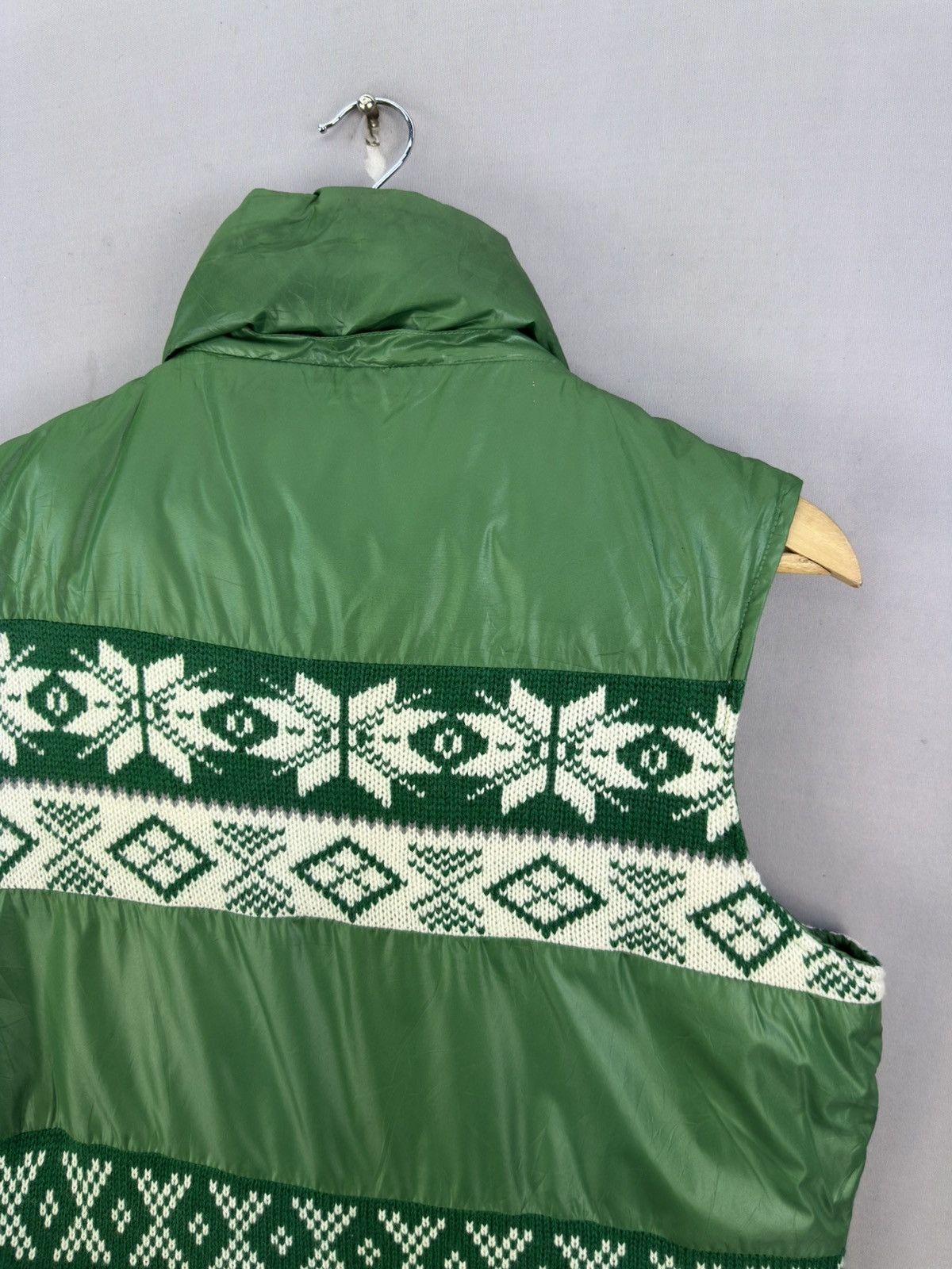 Japanese Brand Noyet Navajo Knit Reversible Puffer Vest Size US S / EU 44-46 / 1 - 5 Thumbnail