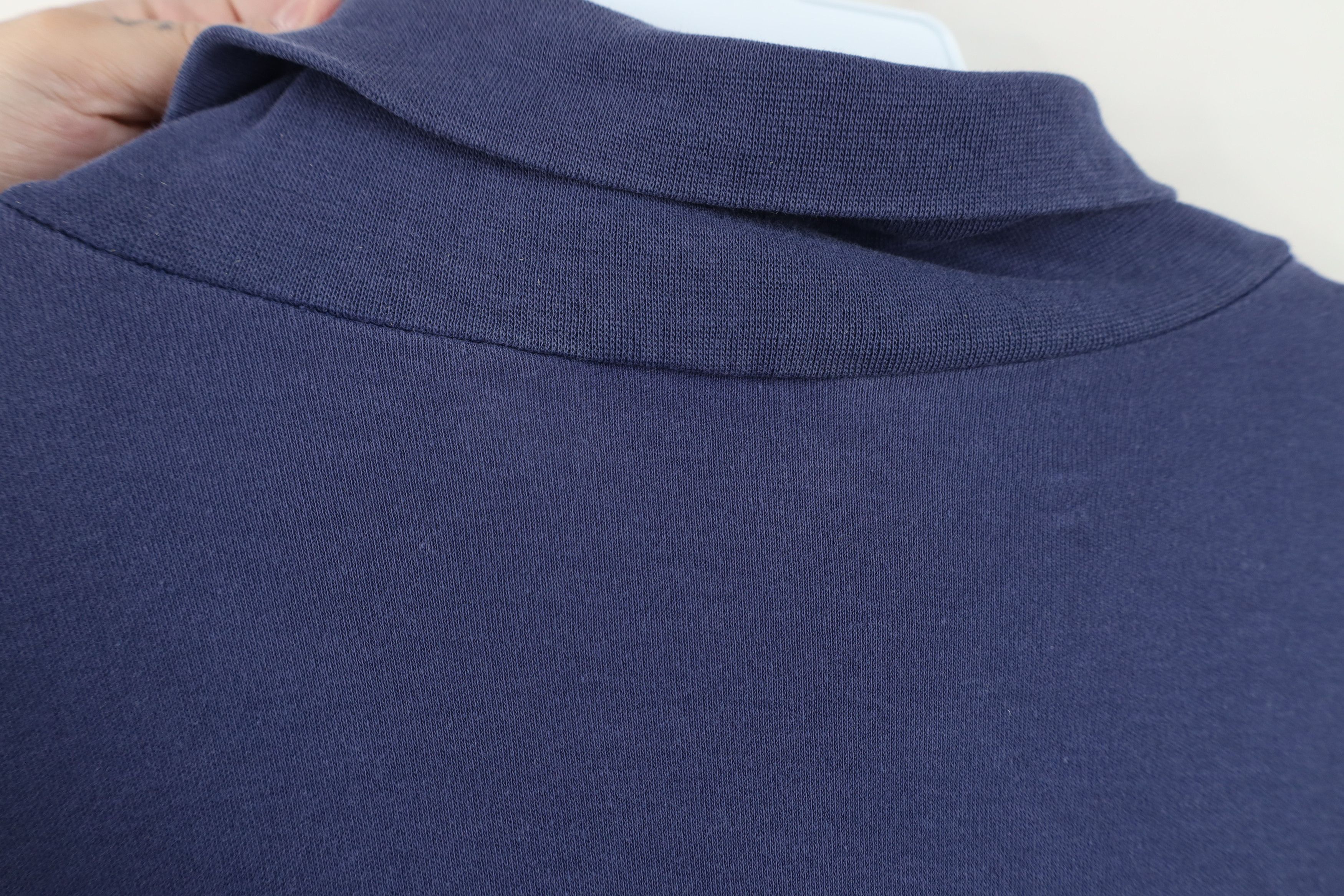 Vintage Vintage 90s Streetwear Turtleneck T-Shirt Blue Cotton USA Size US L / EU 52-54 / 3 - 9 Thumbnail