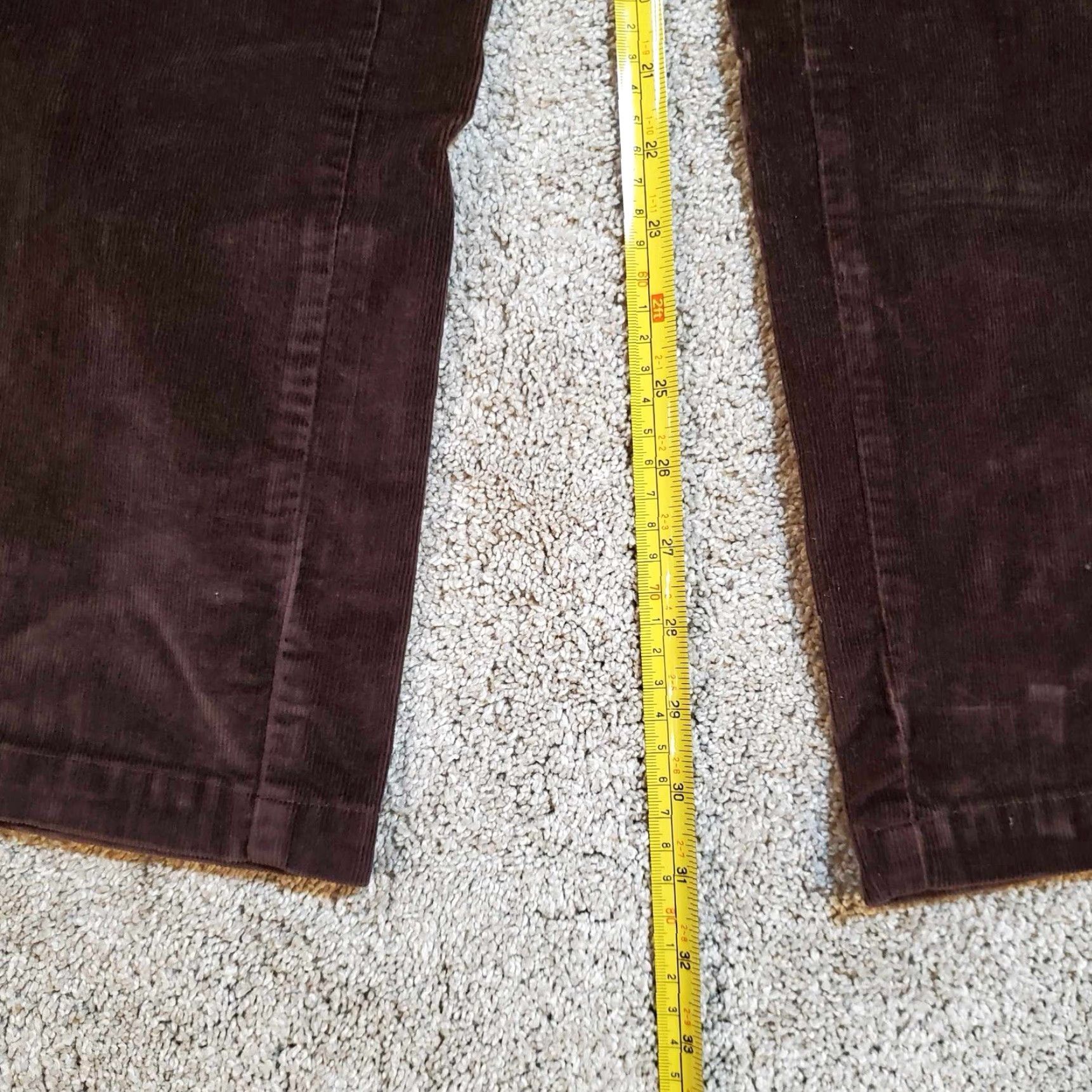 Dockers Dockers Women's Corduroy Pants Wide-Leg 14M Regular 30.5in Inseam Brown Chino Pockets Vintage? Size 36" / US 14 / IT 50 - 7 Thumbnail
