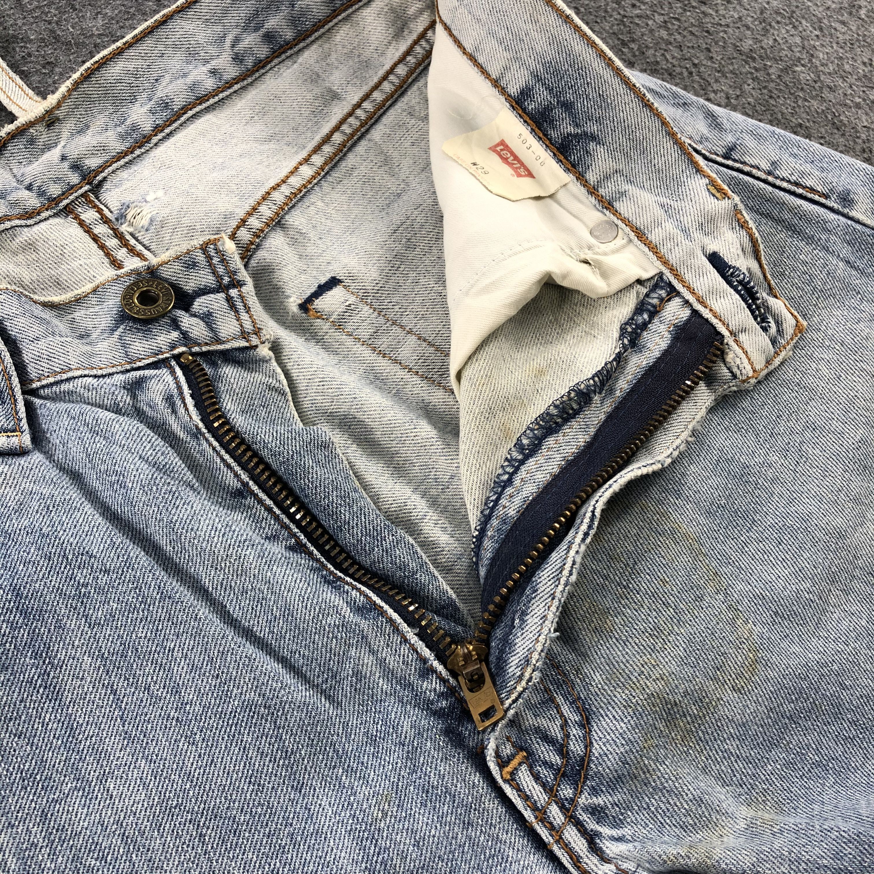 Levi's × Vintage Vintage 90s Light Wash Levis 503 Jeans-JM2028 Size US 31 - 8 Thumbnail
