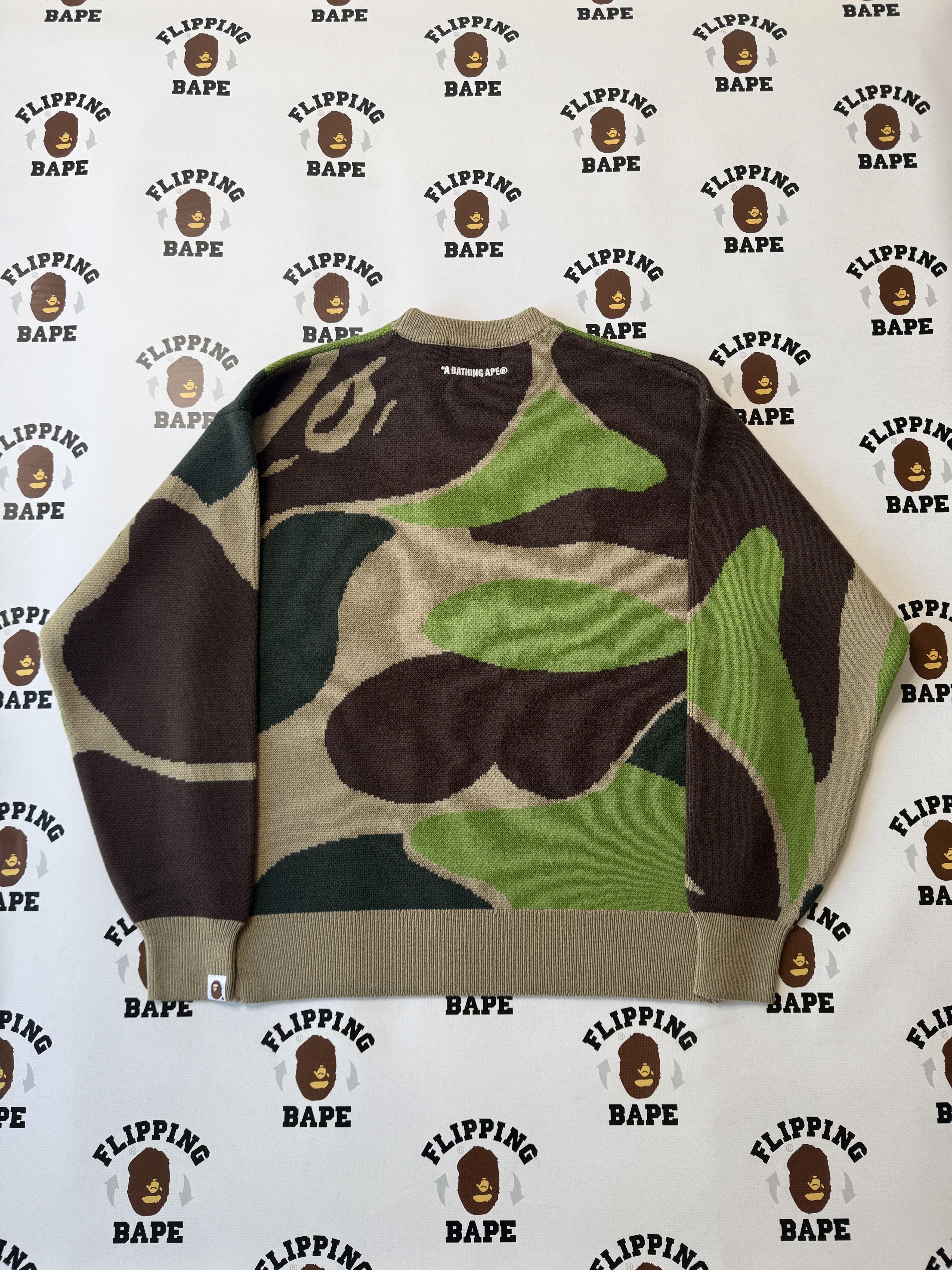 Bape BAPE MEGA ABC CAMO KNIT CREWNECK SWEATSHIRT Size US M / EU 48-50 / 2 - 3 Thumbnail