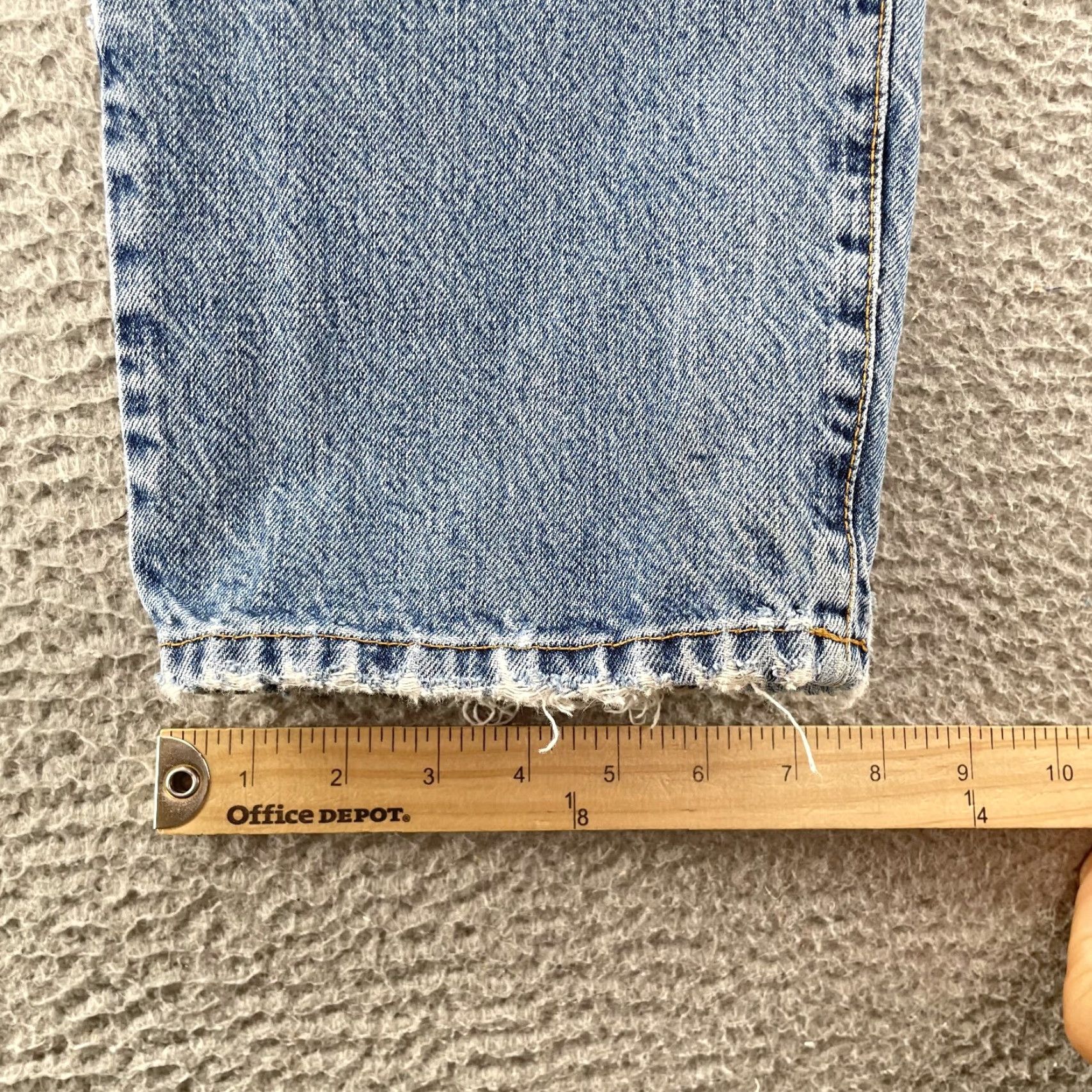 Lucky Brand VINTAGE Lucky Brand Jeans 32x31 Dungaree Slim USA Denim 90's Streetwear Jeans Mens Blue Slim 32 in 5-Pocket Design USA Cowboy Western Workwear Size US 33 - 4 Thumbnail