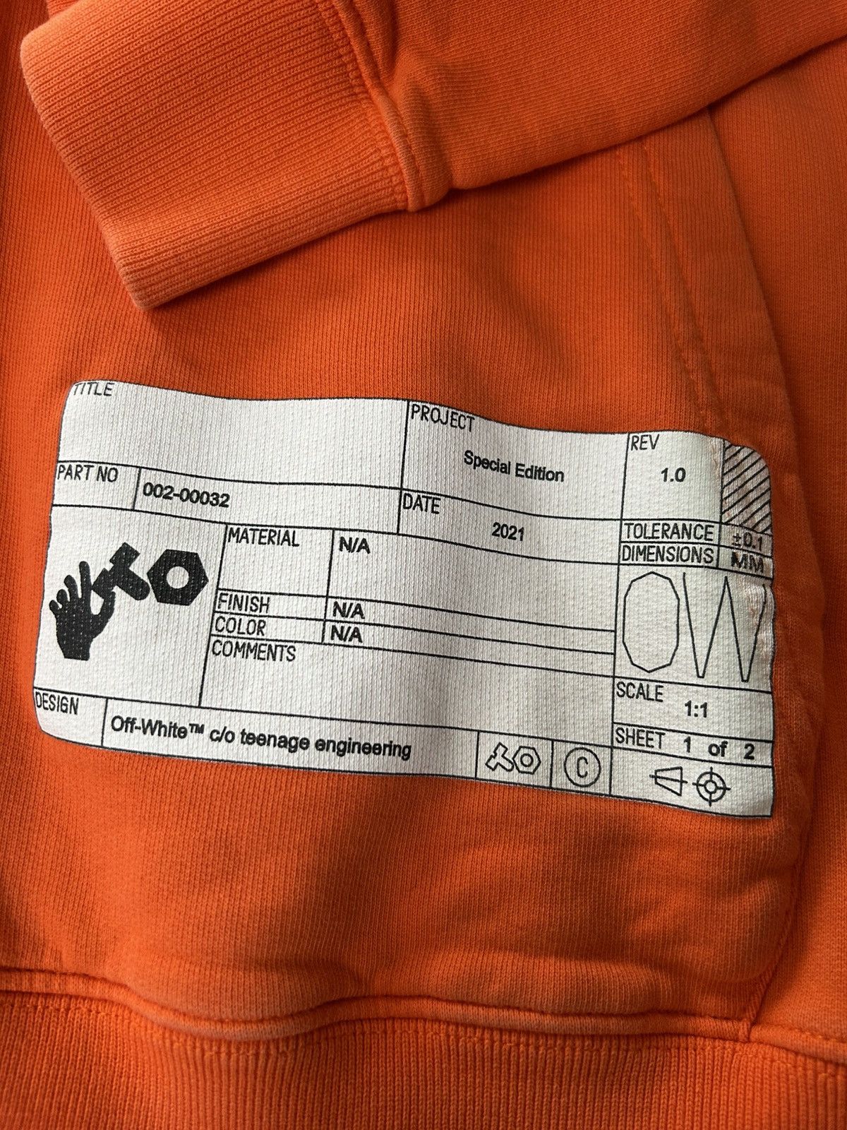 Off-White X Teenage Engineering Hoodie