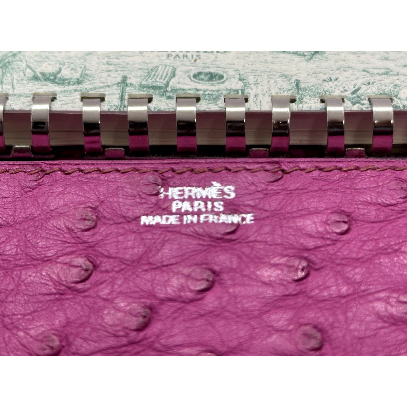 Hermes HERMES Globetrotter NotebookAgenda Ostrich Pink-RARE EUCwbox Size ONE SIZE - 10 Thumbnail