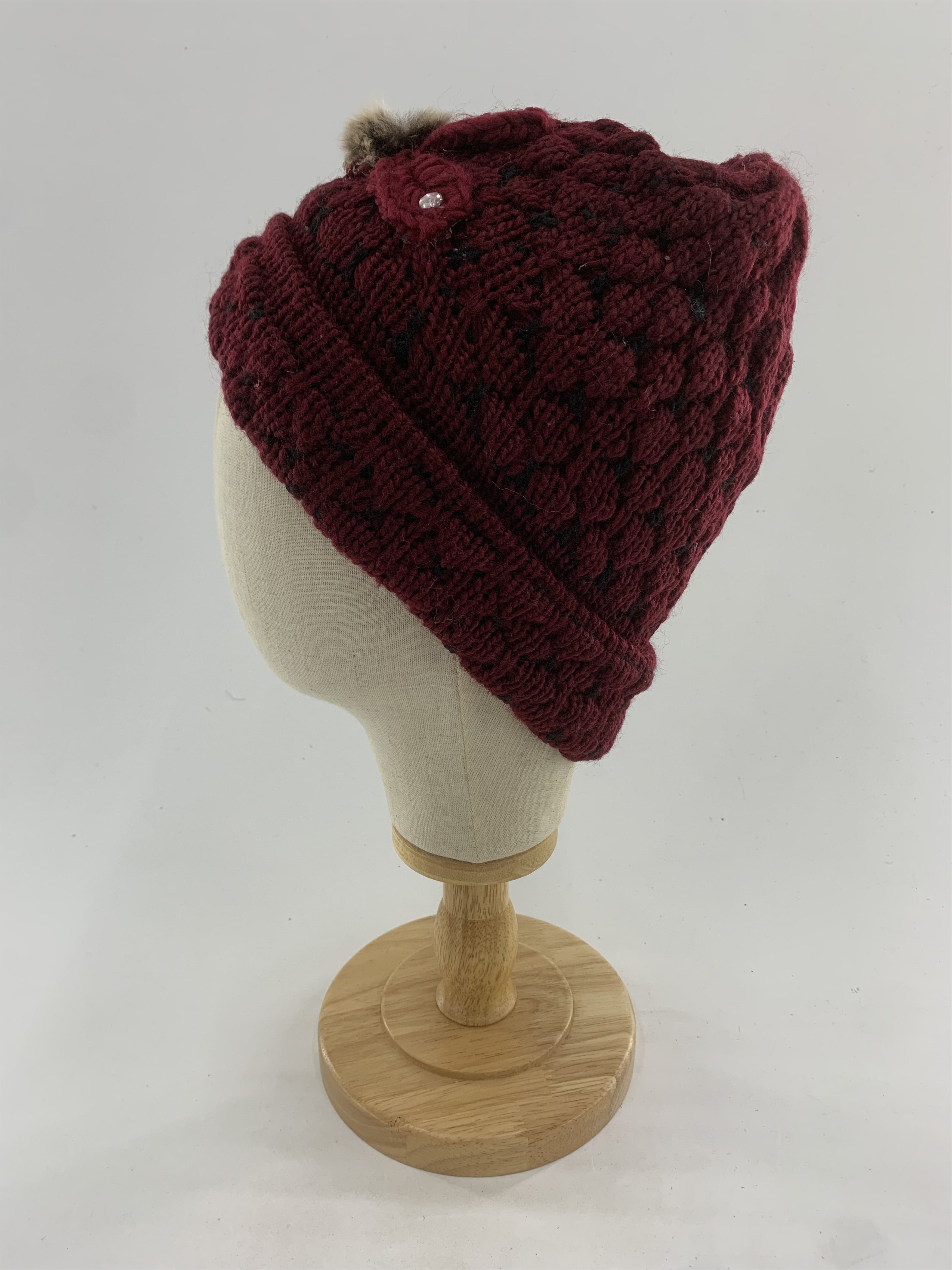 Handmade × Vintage Vintage Beanie Hat Snowcap Size ONE SIZE - 1 Thumbnail