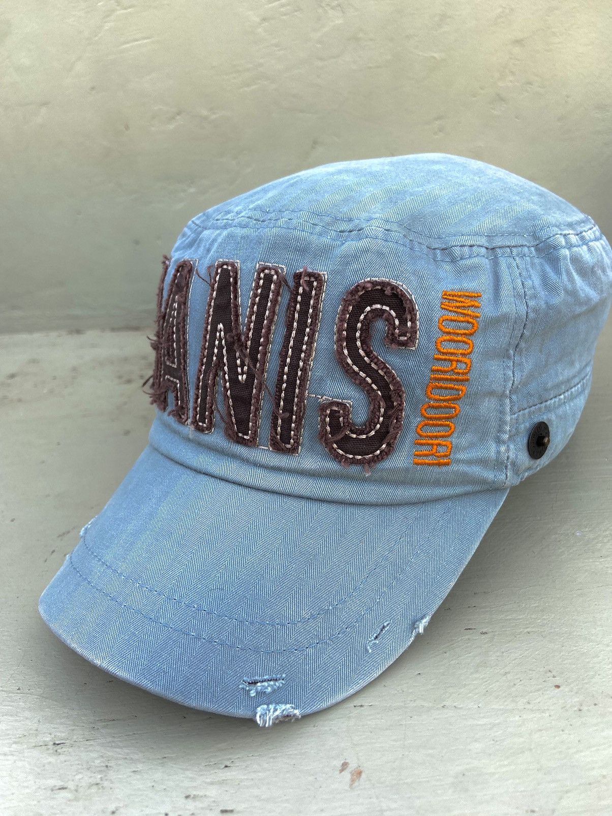 Hysteric Glamour 2000s woori doori embroidery patrol hat Size ONE SIZE - 3 Thumbnail