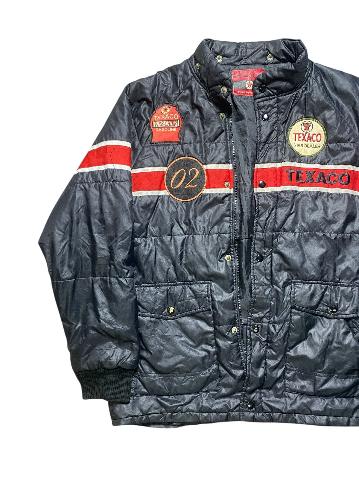 Japanese Brand VINTAGE TEXACO JACKET PUFFER Size US XL / EU 56 / 4 - 4 Thumbnail