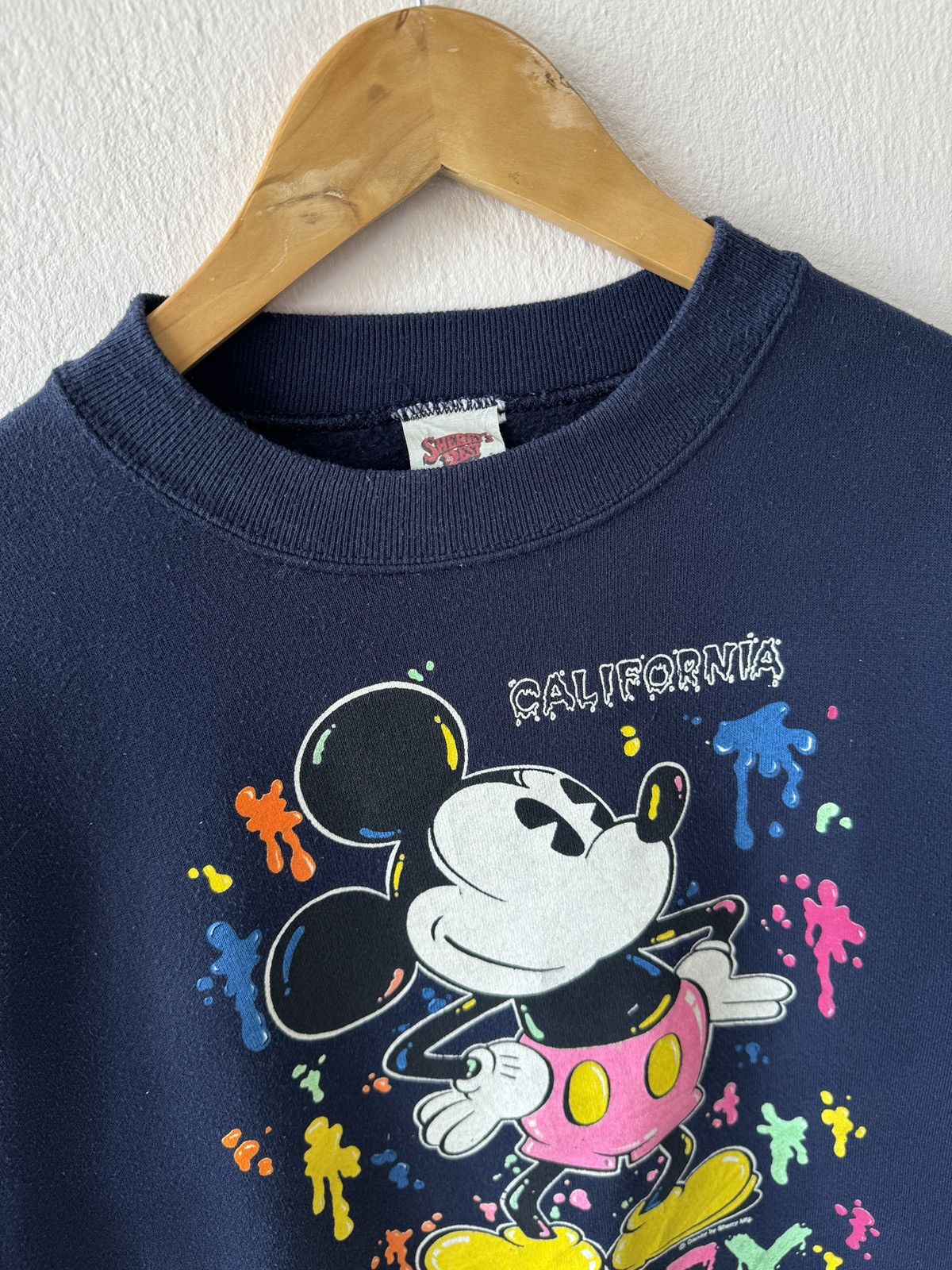 Disney Vintage Mickey Mouse California Sweatshirt Size US S / EU 44-46 / 1 - 6 Thumbnail