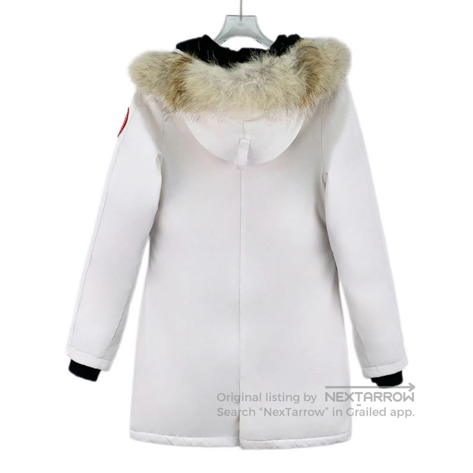 Canada Goose Canada Goose White Logo Patch Hood Faux Fur Long Sleeve Pu Size US XS / EU 42 / 0 - 2 Thumbnail