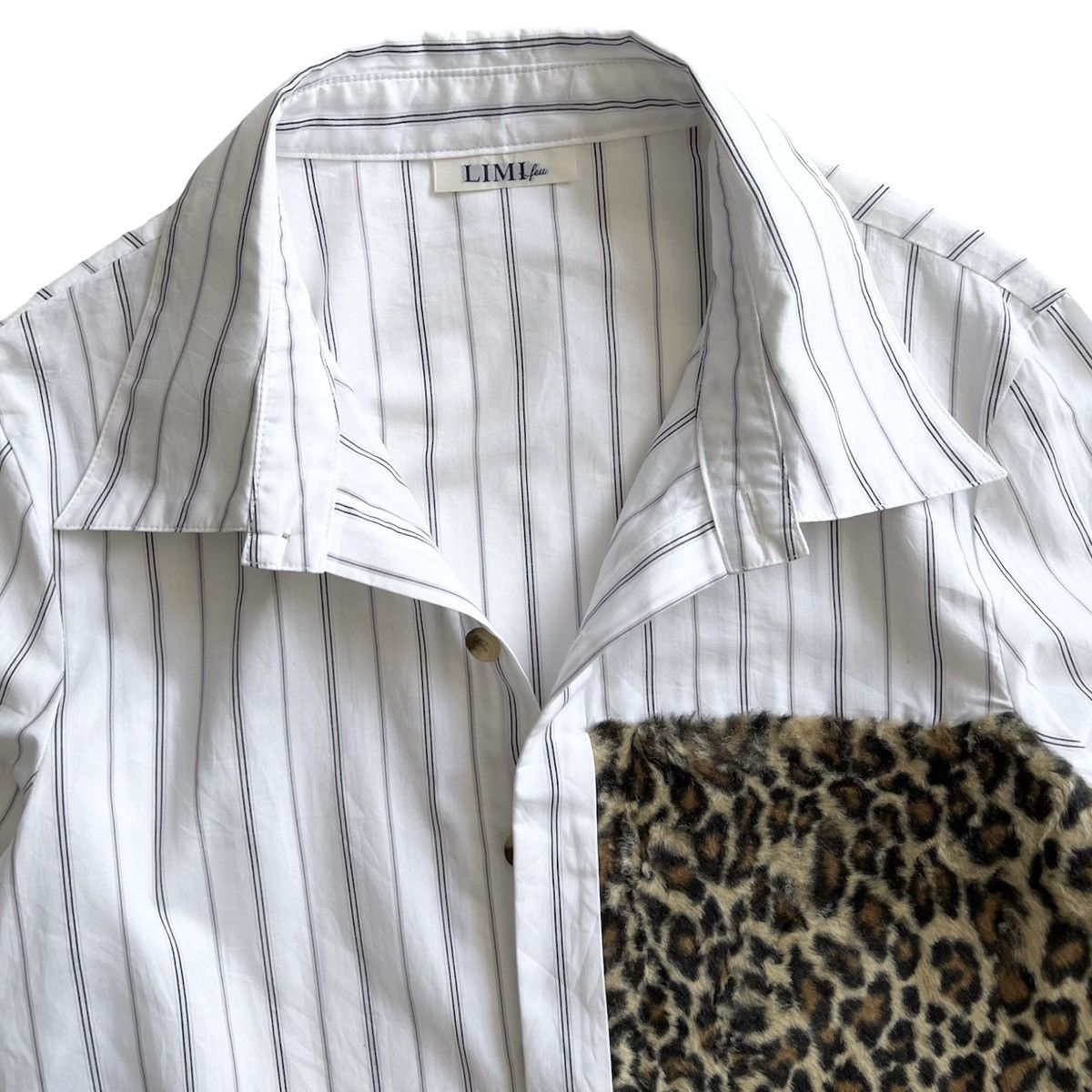 Limi Feu × Yohji Yamamoto LIMI feu by Yohji Yamamoto LEOPARD POCKET SHIRT Size S / US 4 / IT 40 - 4 Thumbnail