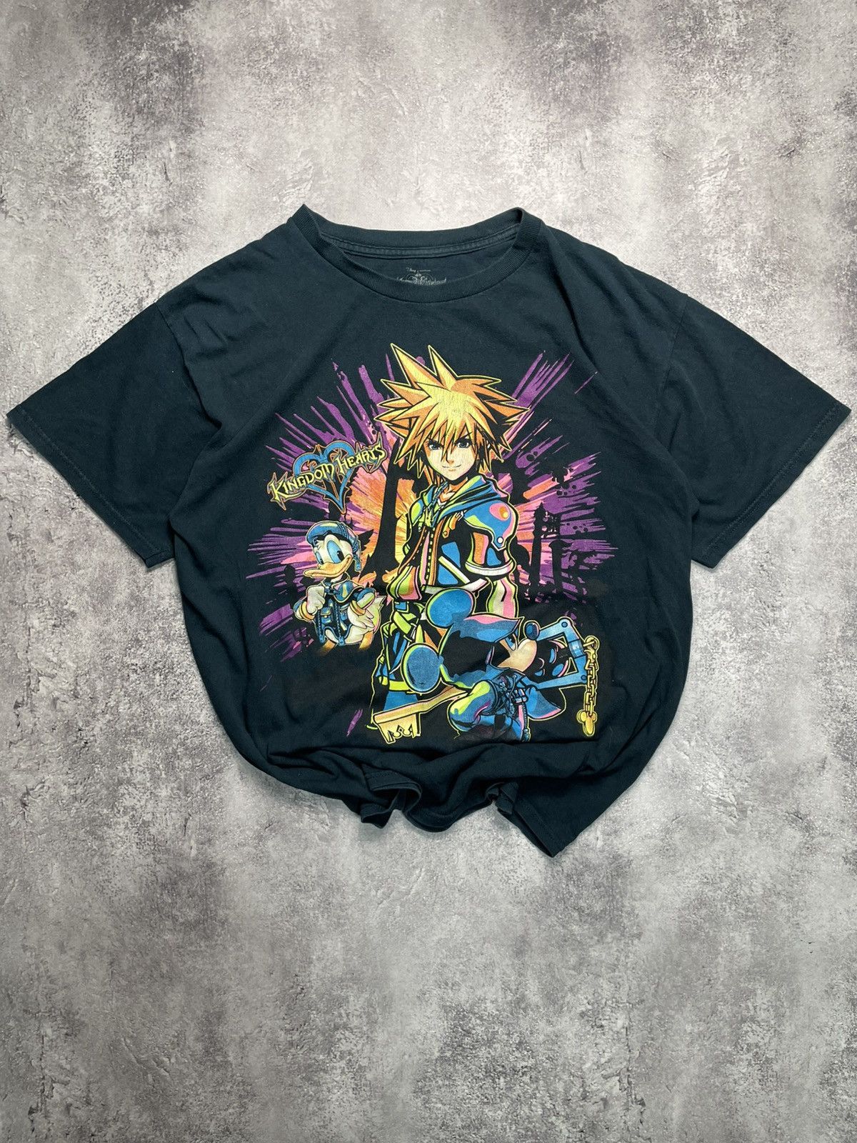 Disney Vtg Y2K Disney Kingdom Hearts Promo Game Tee Sora L Size US L / EU 52-54 / 3 - 1 Thumbnail