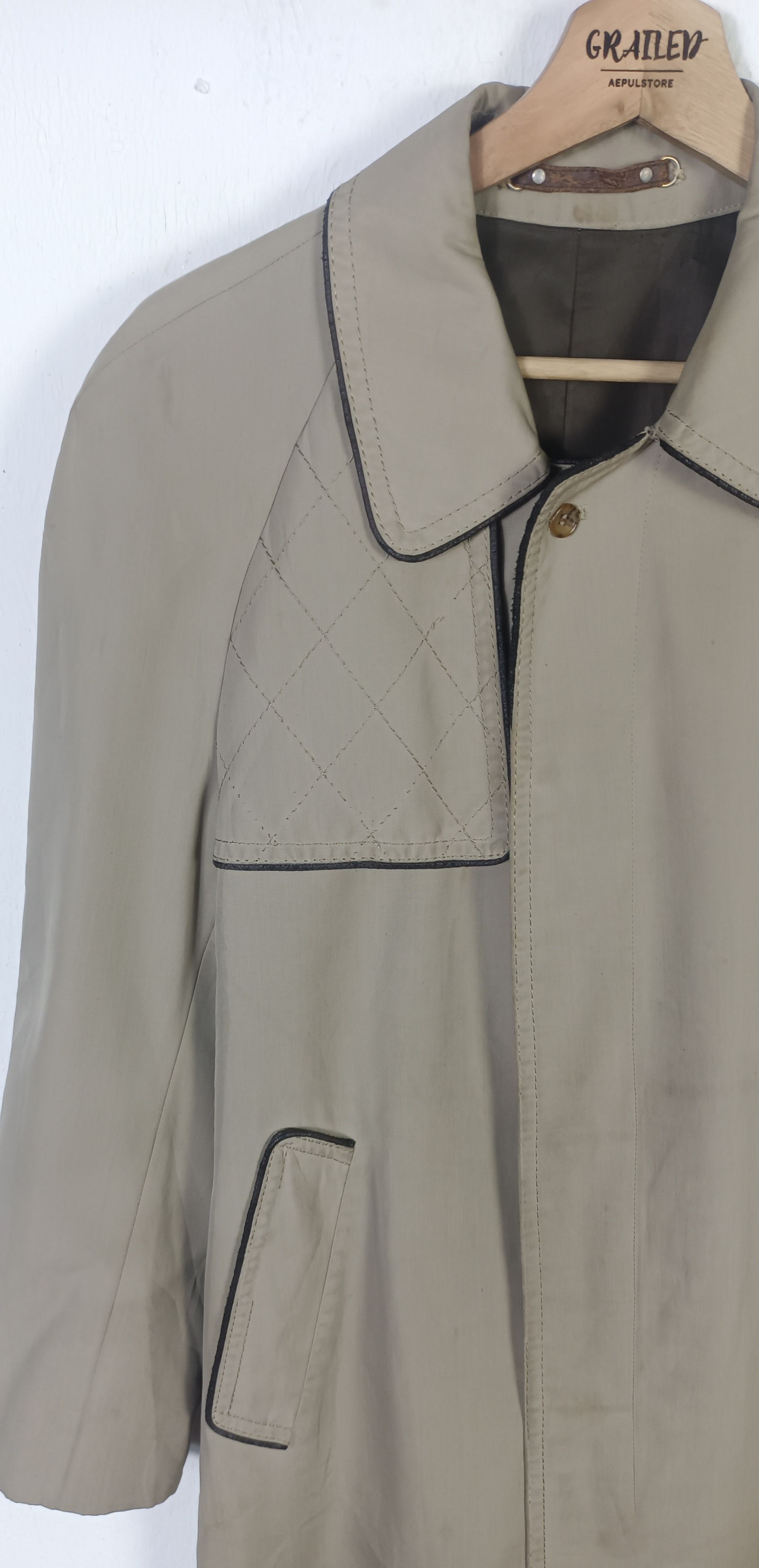 Lanvin Vintage🔥 LANVIN Paris Trench Coat Size US M / EU 48-50 / 2 - 5 Thumbnail