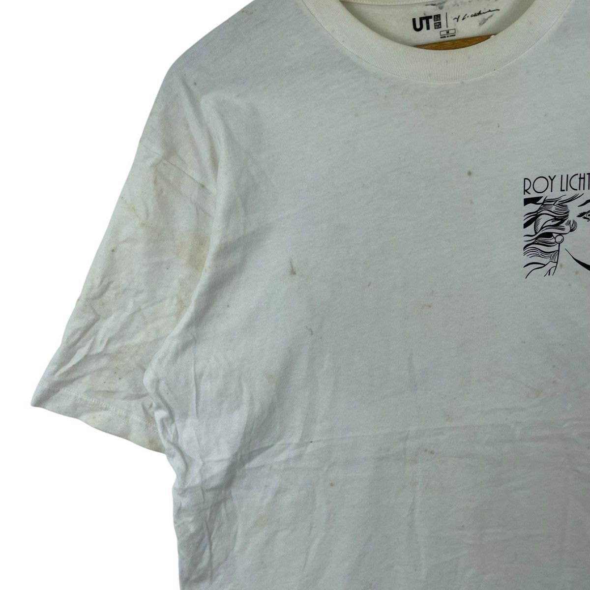 Japanese Brand Uniqlo Japan x Roy Lichtenstein Crying Girl Pop Art Te Shirt Size US M / EU 48-50 / 2 - 6 Thumbnail