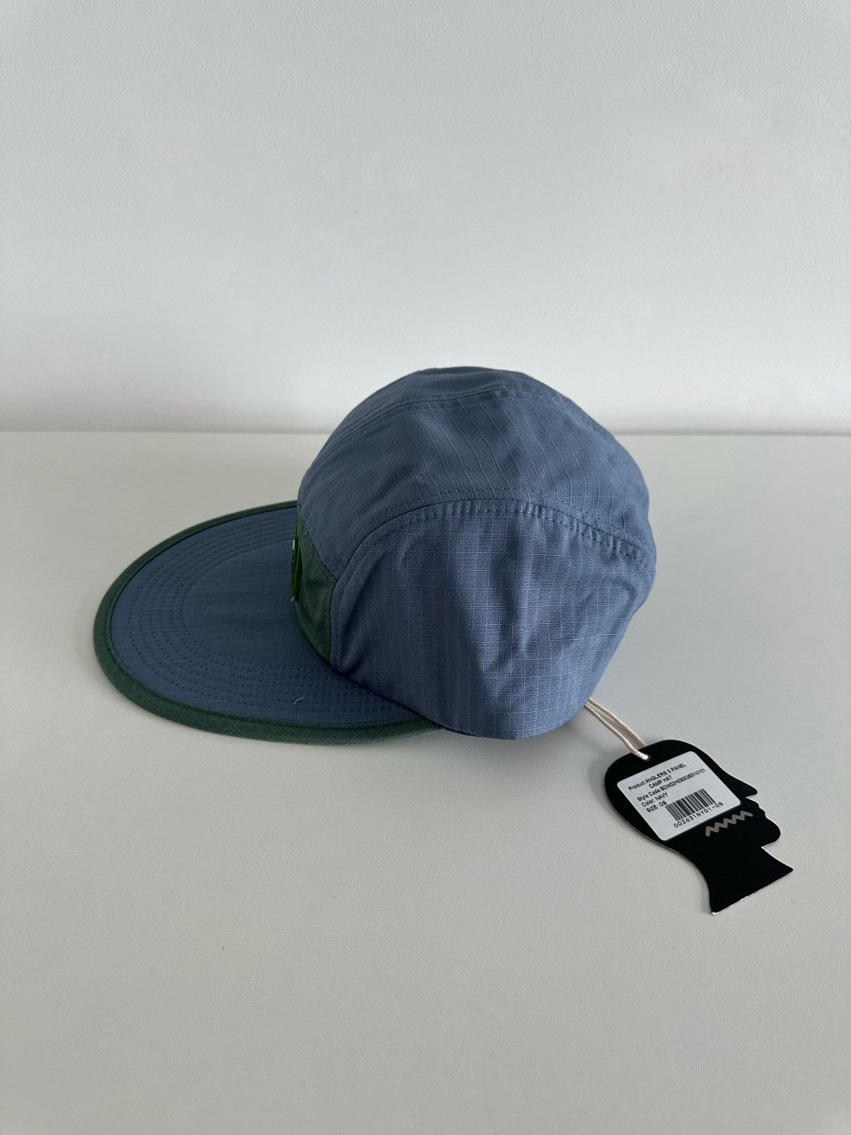 Brain Dead Anglers 5 Panel Camp Hat Cap Navy in Blue, Men's — image 2 of 6