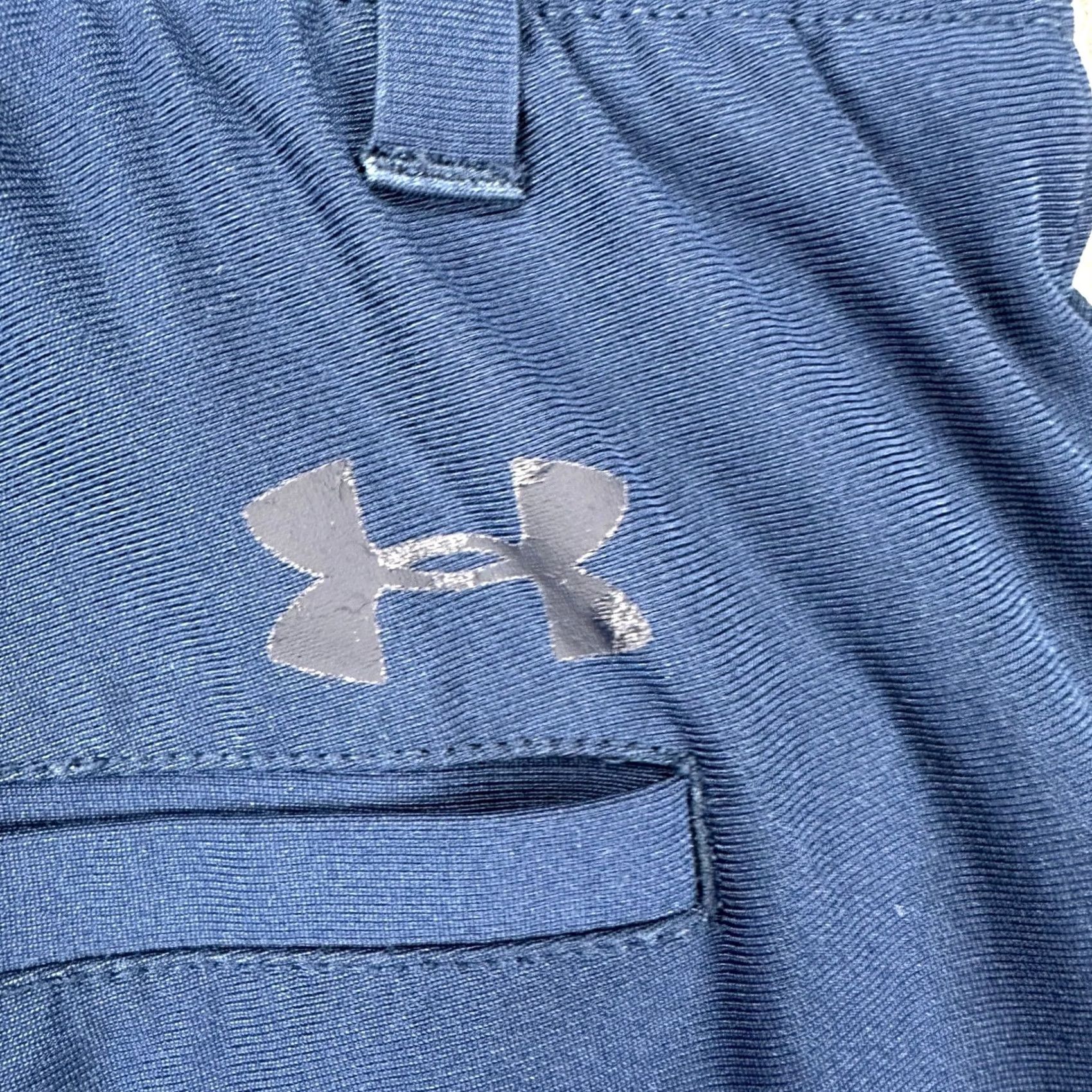 Under Armour Under Armour Golf Pants Chino Mens 36X32 Blue Flat Front Pockets Straight Leg Size US 36 / EU 52 - 4 Thumbnail