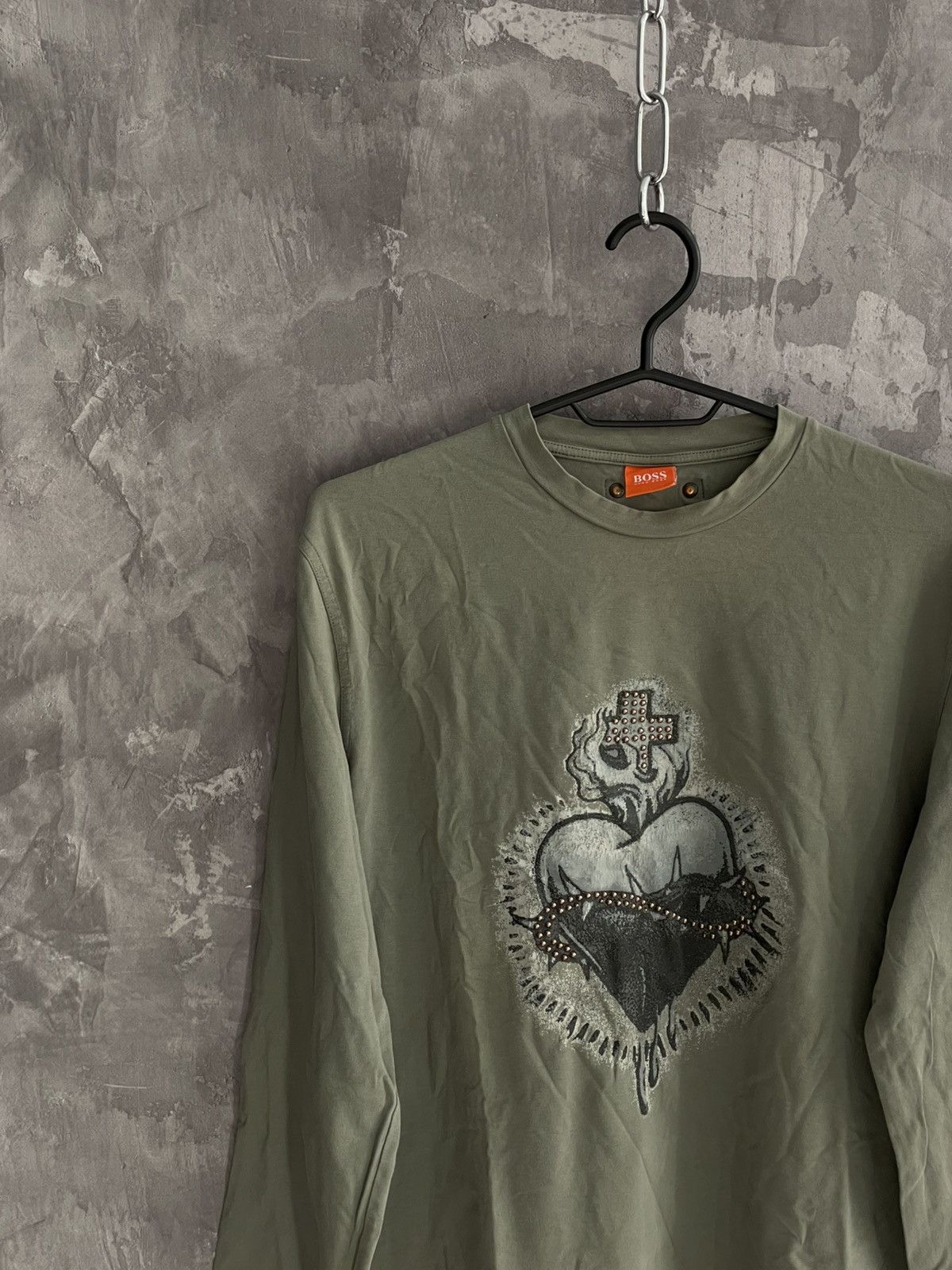 20471120 × Hysteric Glamour × Le Grande Bleu (L.G.B.) Y2K Hysteric Glamour Style Avant Garde Logo Long Sleeve Tee Size US M / EU 48-50 / 2 - 3 Thumbnail