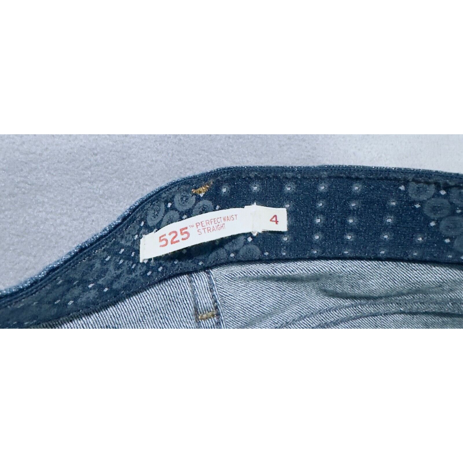 Levi's Womens Levis 525 Perfect Straight Slim Stretch Jeans Sz 4 Size 27" / US 4 / IT 40 - 4 Thumbnail