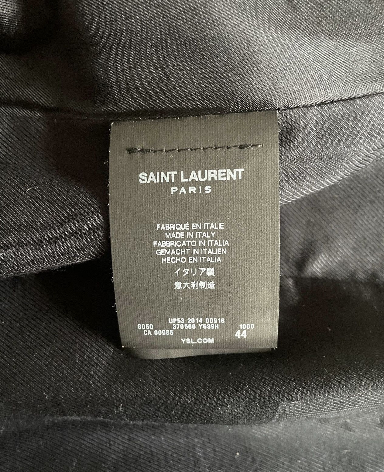 Saint Laurent Paris Saint Laurent Paris SS15 Vest by Hedi Slimane Size 44R - 4 Thumbnail