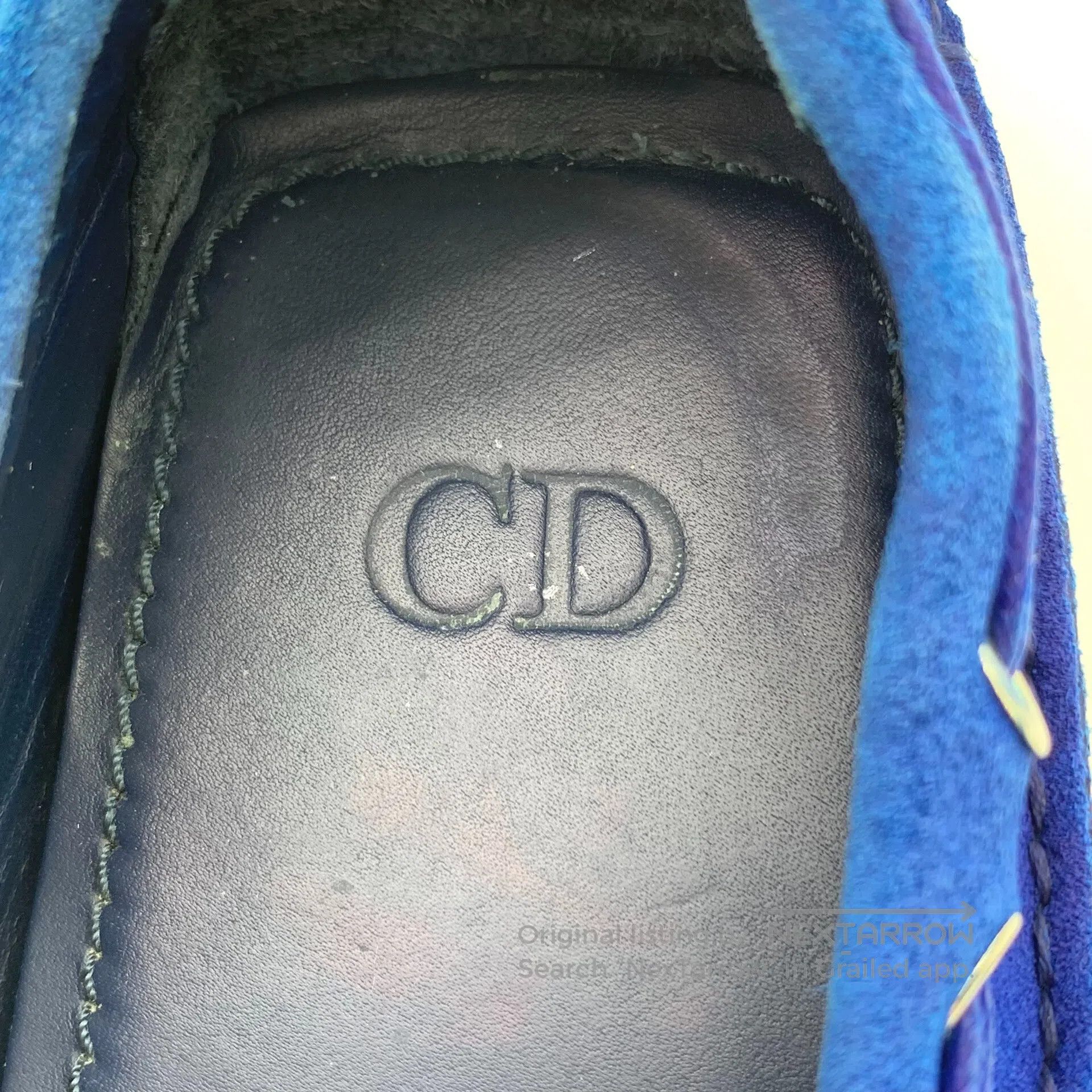 Dior Dior Navy Blue Tie-Dye Design Casual Flat Loafers Moccasin Size US 8.5 / EU 41-42 - 7 Thumbnail