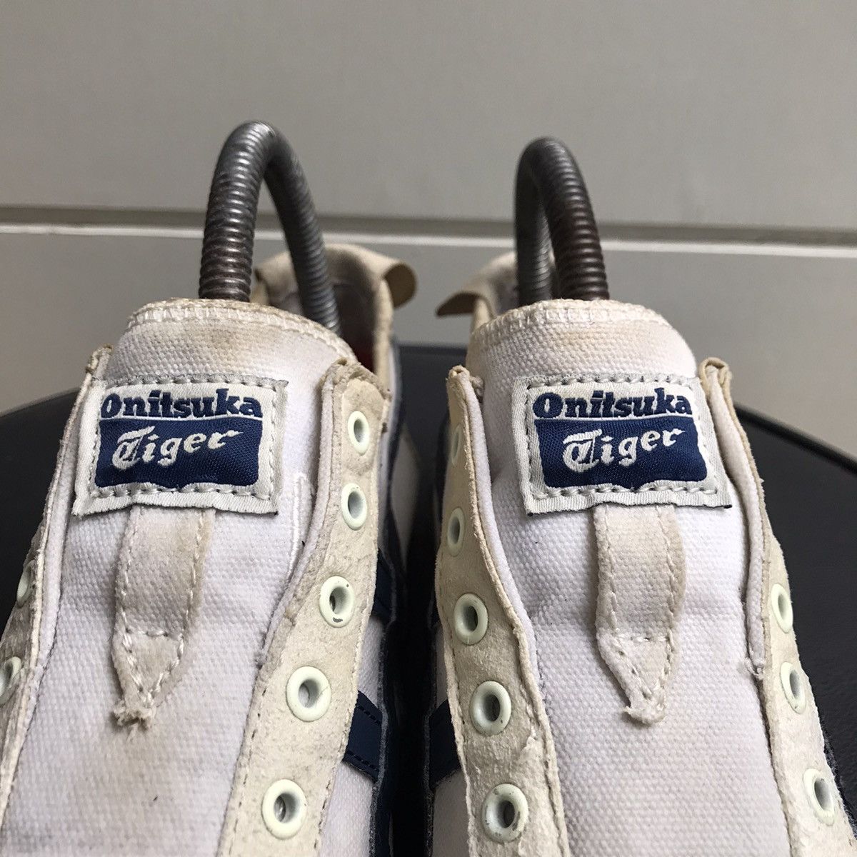 Japanese Brand × Onitsuka Tiger Onitsuka Tiger mexico 66 Slip On White Canvas with navy blue Size US 6 / EU 39 - 5 Thumbnail
