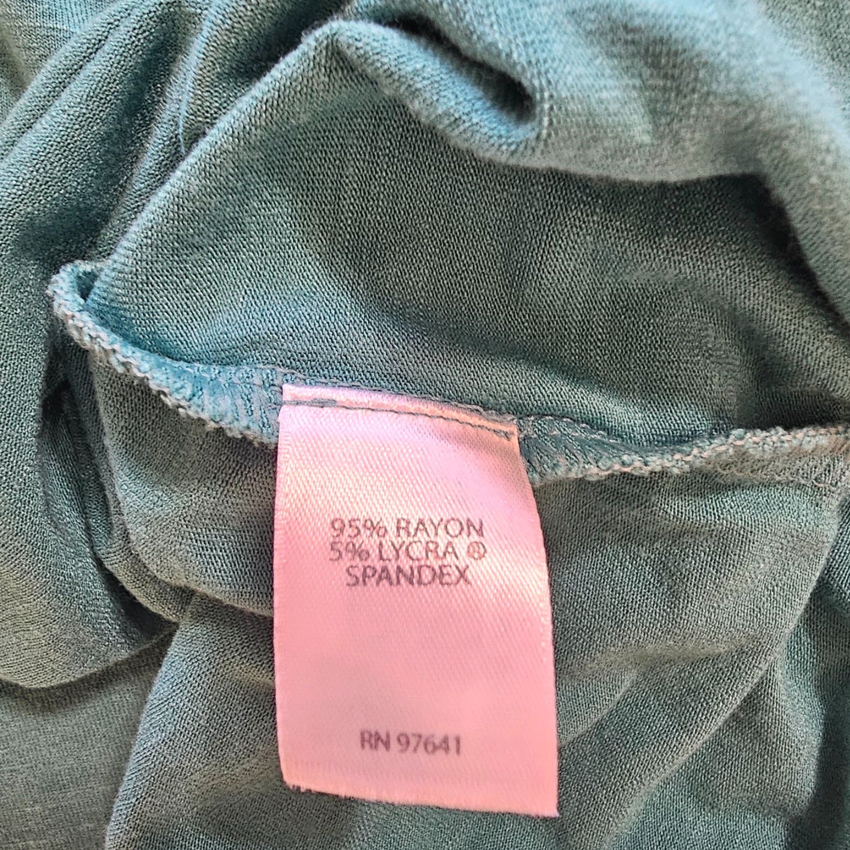 J. Jill J Jill Wearever Top Tunic Womens XL Petite Green V-Neck Stretchy Casual Minimal Shirt Blouse Womens Size XL / US 12-14 / IT 48-50 - 7 Thumbnail