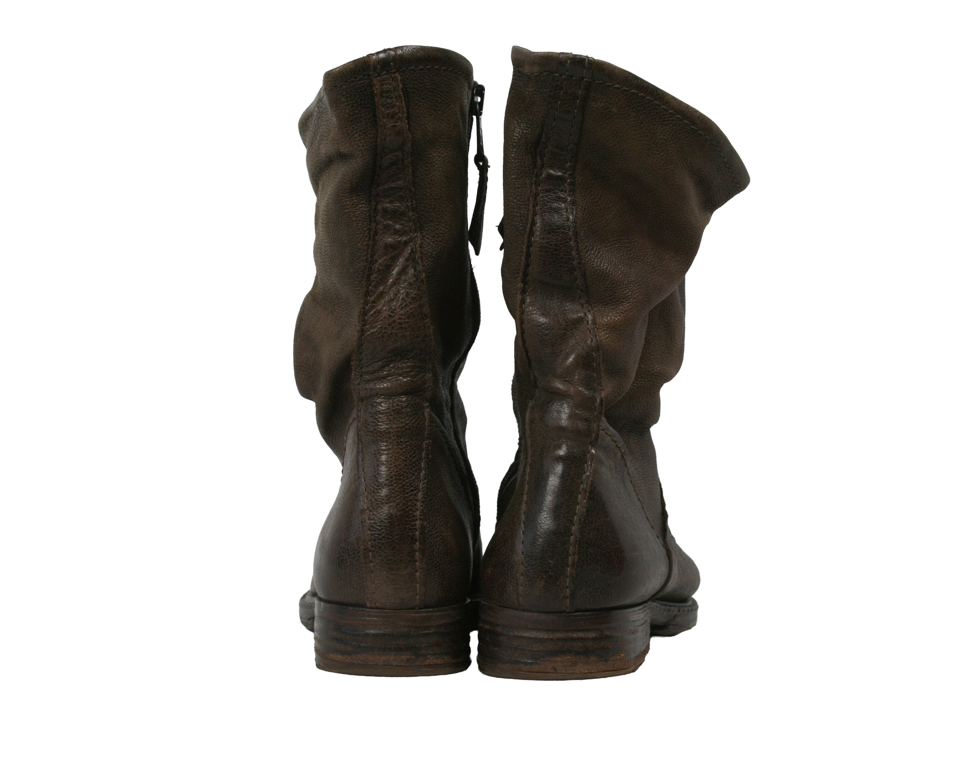 A.S.98 00S Avant Garde Tornado Grunge Biker Boots Vintage Size US 7 / IT 37 - 12 Thumbnail