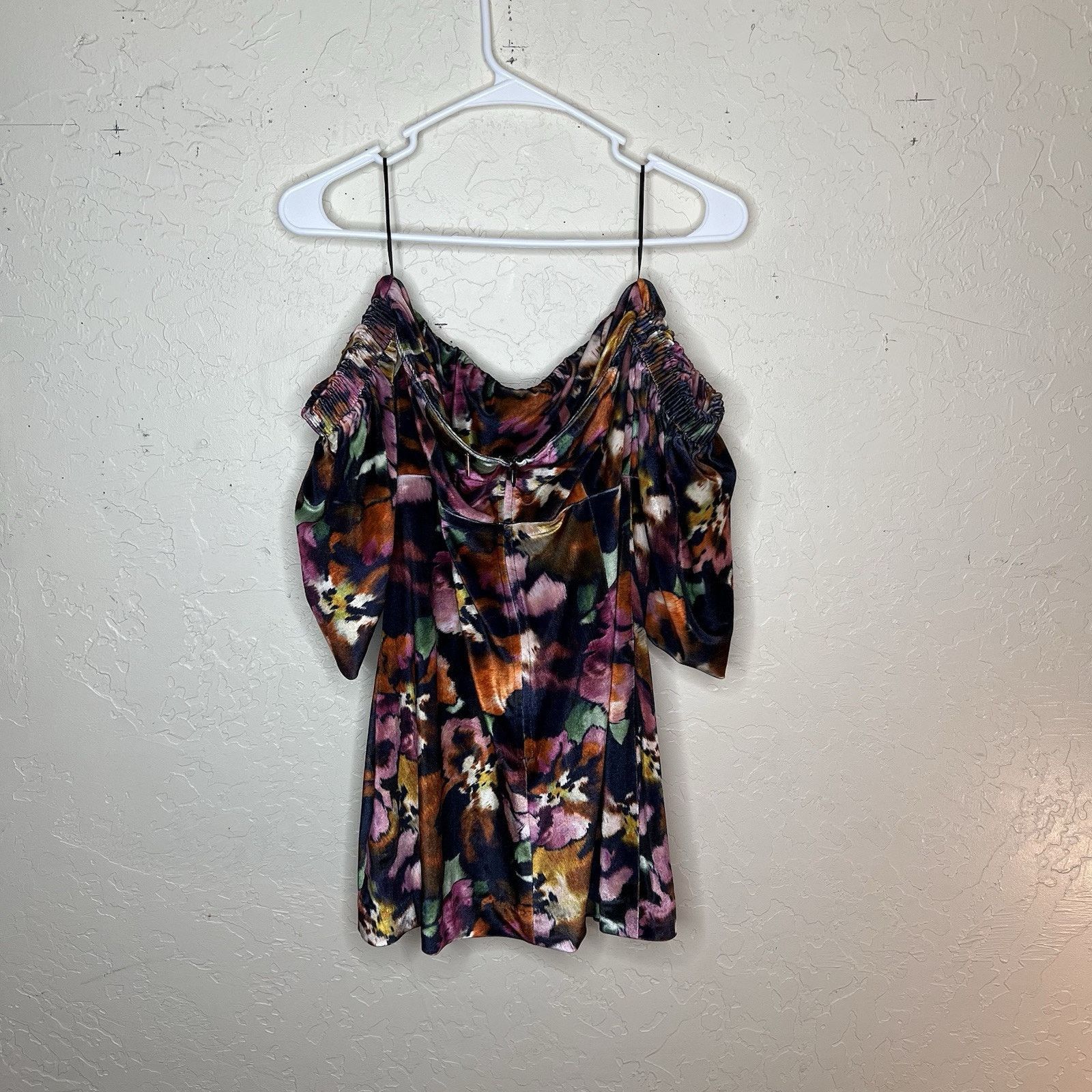 MISA Los Angeles MISA Dress Velvet Los Angeles Anetta in Libra Fleur 4 NWT Size S / US 4 / IT 40 - 6 Thumbnail
