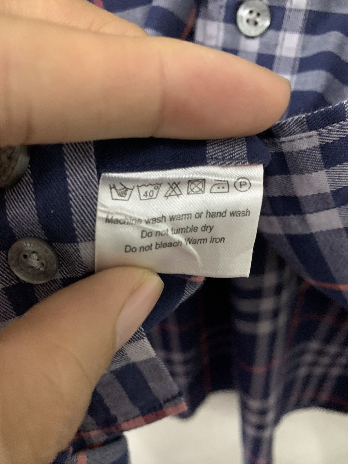 Burberry Burberry Tartan Blue Check Shirt Size US M / EU 48-50 / 2 - 6 Thumbnail