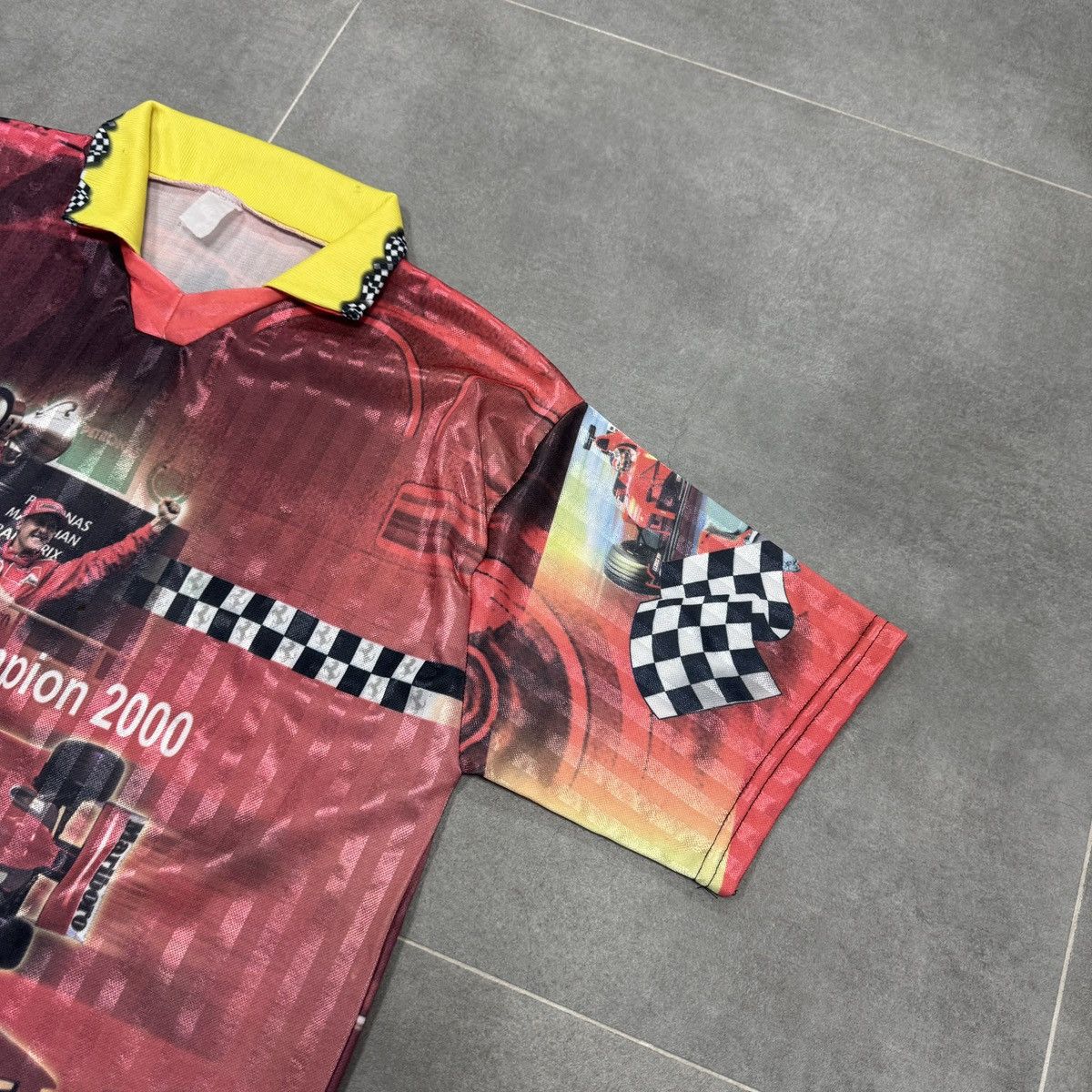 Ferrari × Formula 1 × Vintage Vintage Ferrari Michael Schumacher Shummy Racing Shirt Sz L Size US L / EU 52-54 / 3 - 8 Thumbnail
