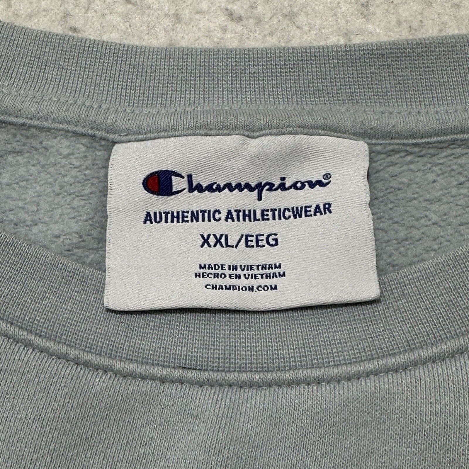 Champion Champion XXL Crewneck Fleece Sweatshirt Blue Long Sleeve Size XXL / US 16-18 / IT 52-54 - 3 Thumbnail